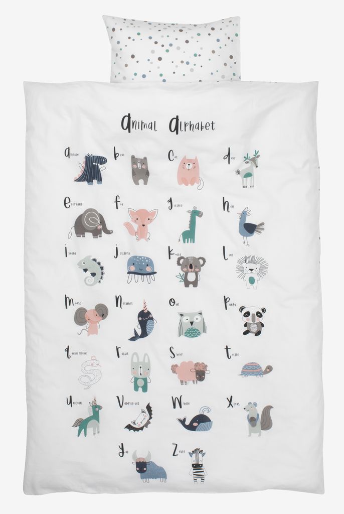 Junior duvet cover set ALICE 100x140 green