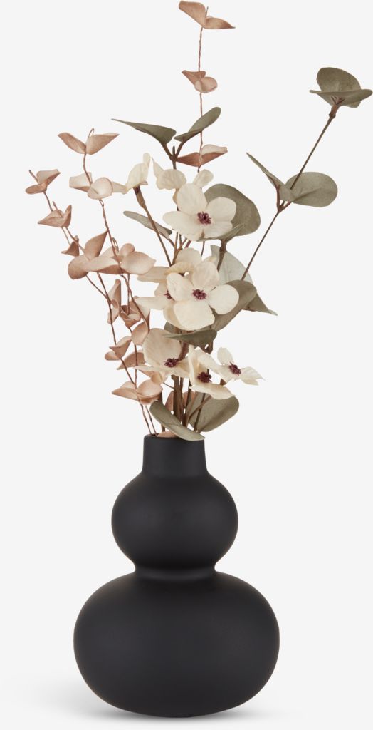 Artificial flower LAUST H38cm grey