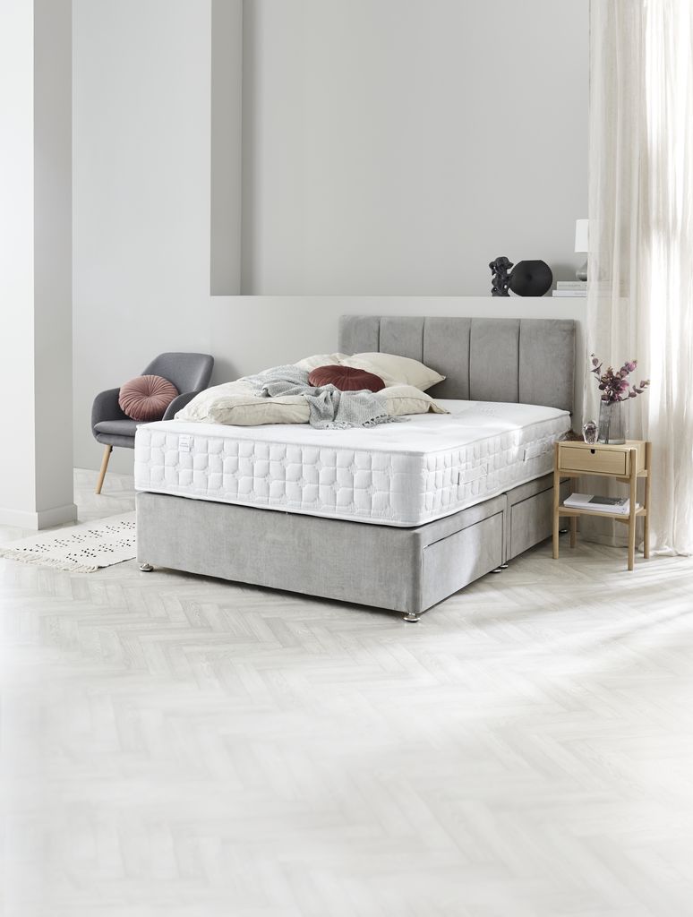 Headboard H50 STITCHED Double Grey-49
