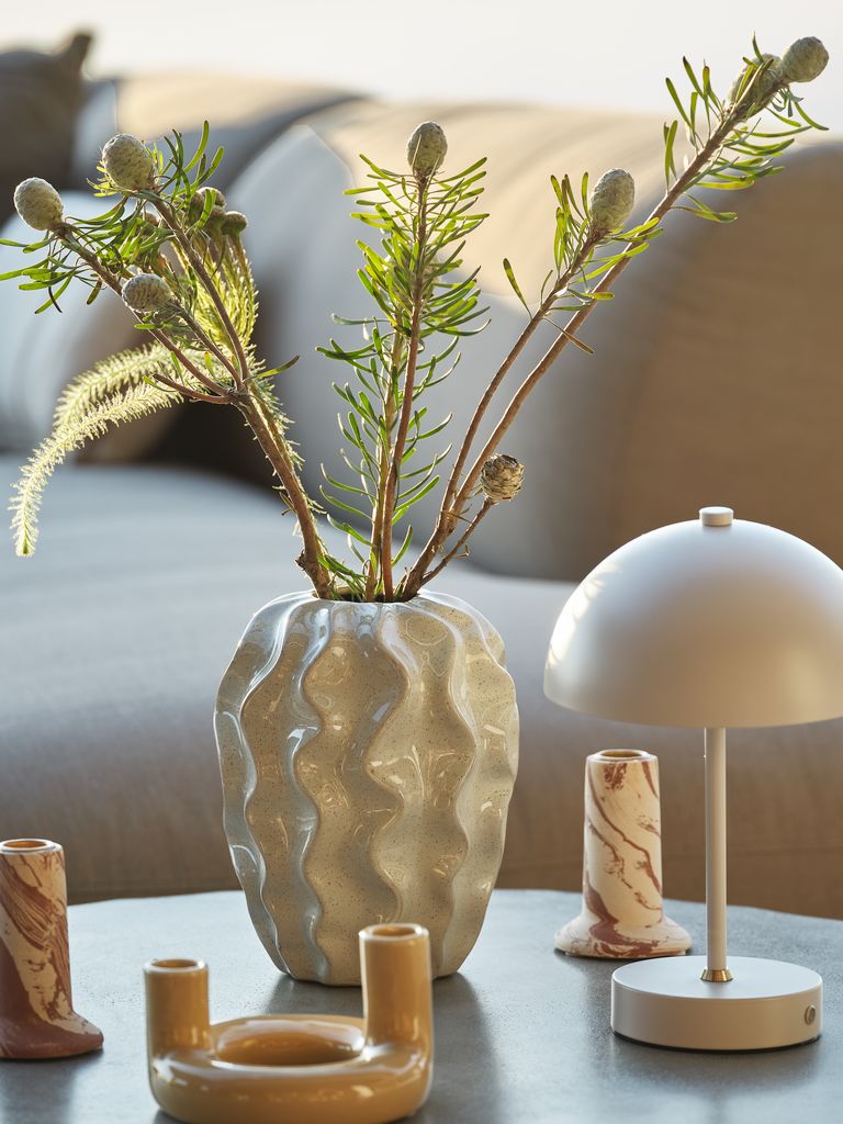 Vase ALEXANDER D16xH20cm grey