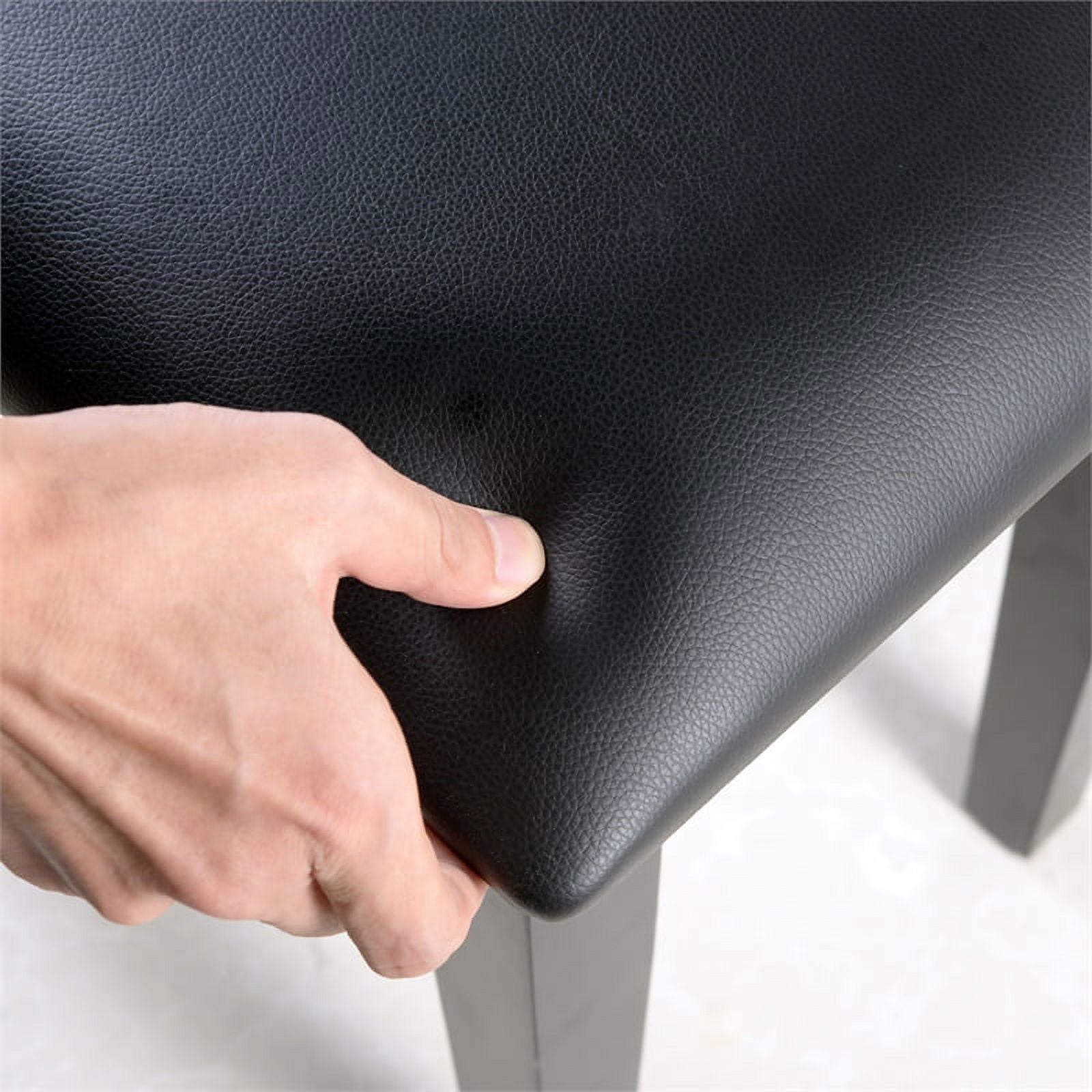 Lowest Prices - CRO Decor 18'' Tall Vanity Stool-Black