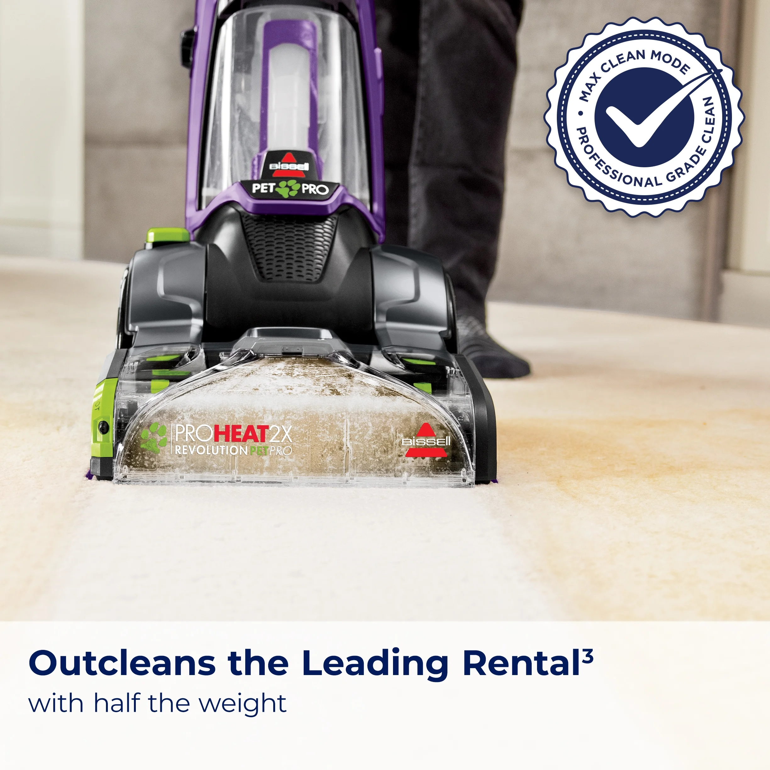 BISSELL Pro Heat 2X Revolution Pet Pro FullSize Carpet Cleaner 3586