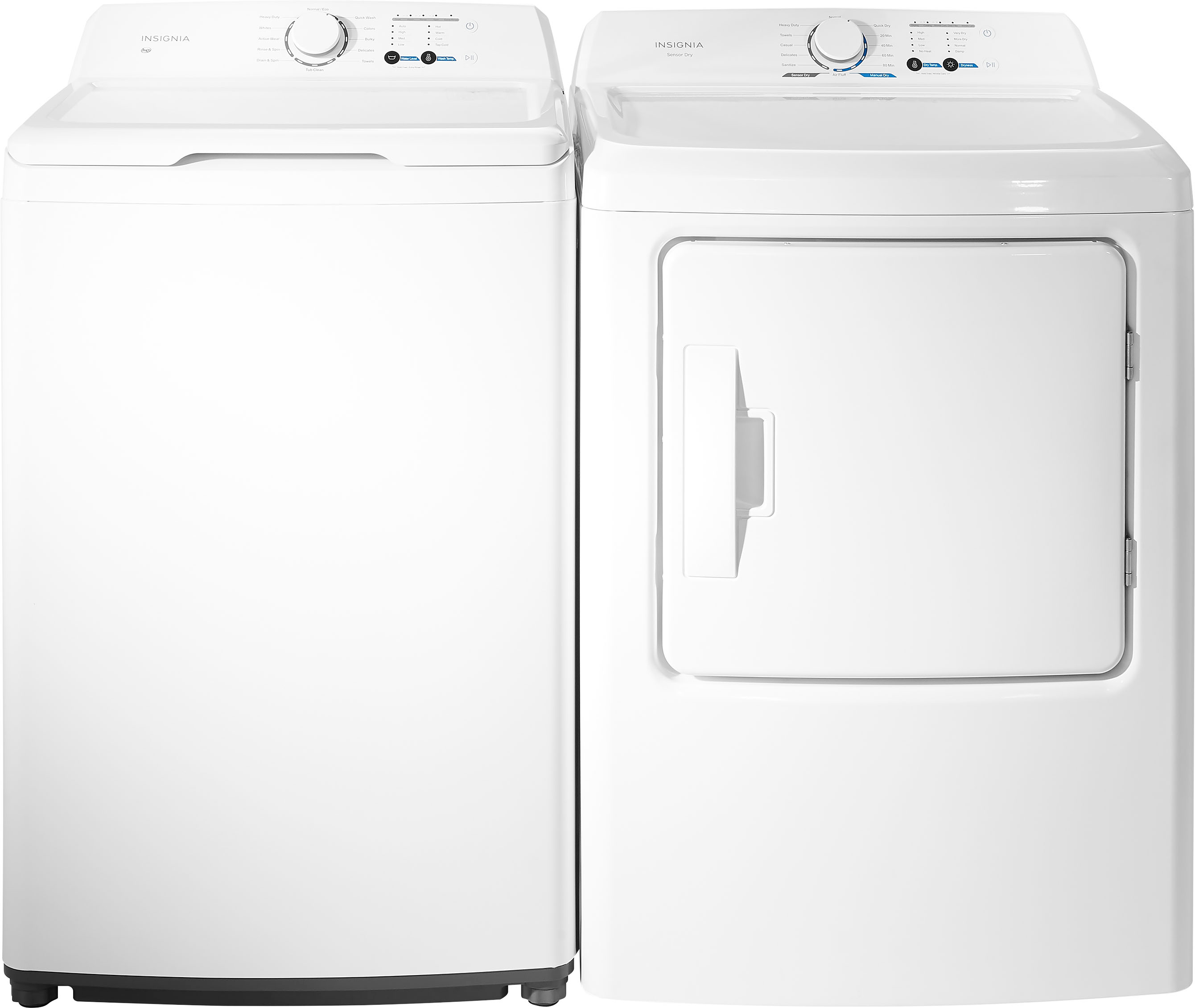 Insignia™ 3.7 Cu. Ft. High Efficiency 12Cycle TopLoading Washer White