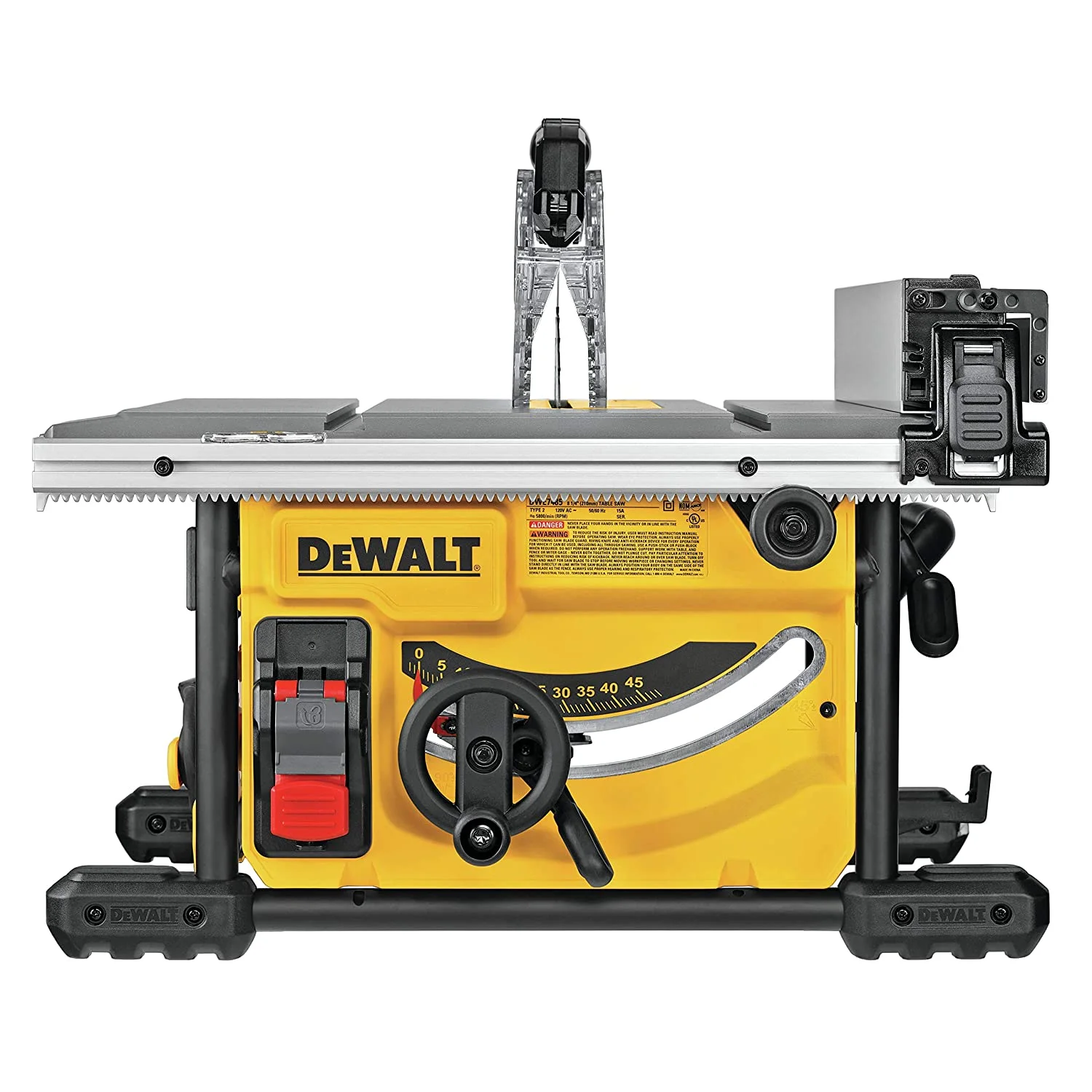 DeWalt 15 amps Corded 81/4 in. Compact Table Saw Case Of 1;