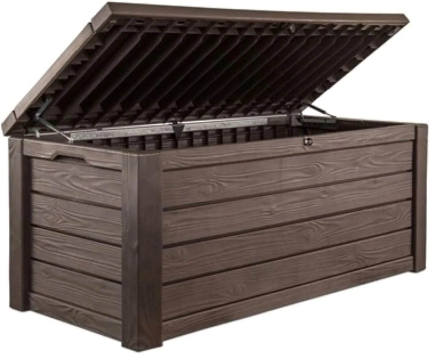 150 Gallon Plastic Backyard Outdoor Storage Deck Box for Patio Decor