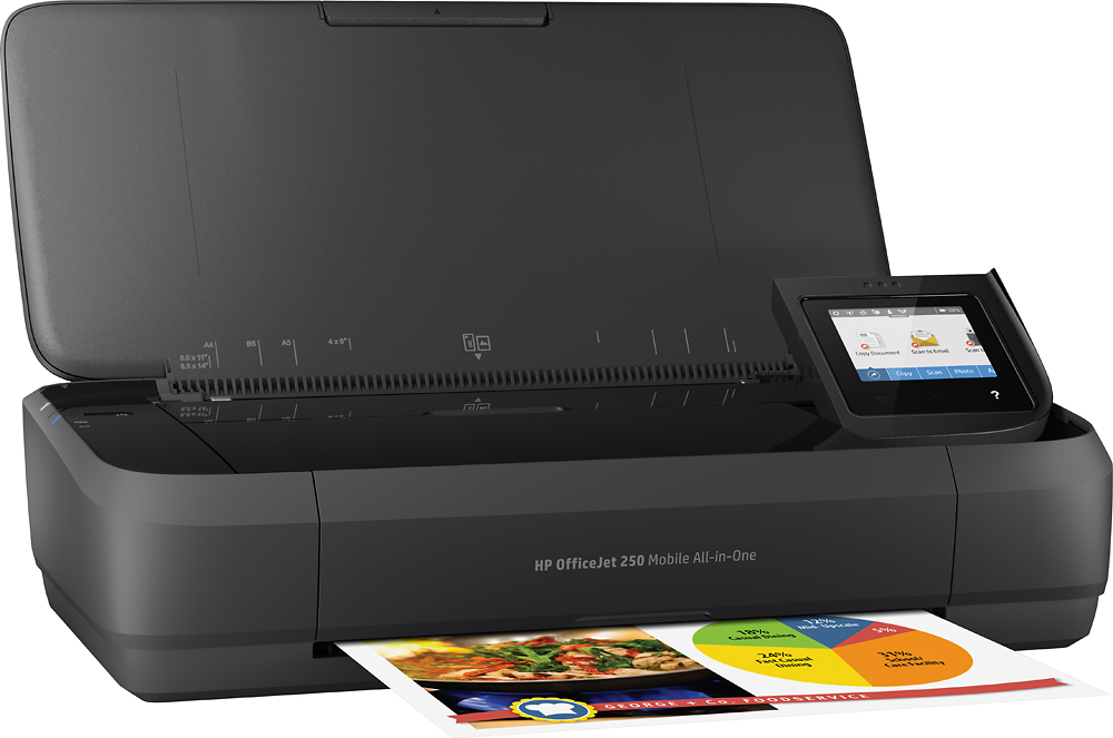 HP OfficeJet 250 Mobile Wireless AllInOne Inkjet Printer Black
