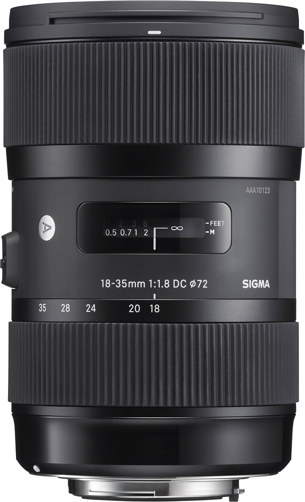 Sigma 1835mm f/1.8 DC HSM Art Standard Zoom Lens for Canon Black