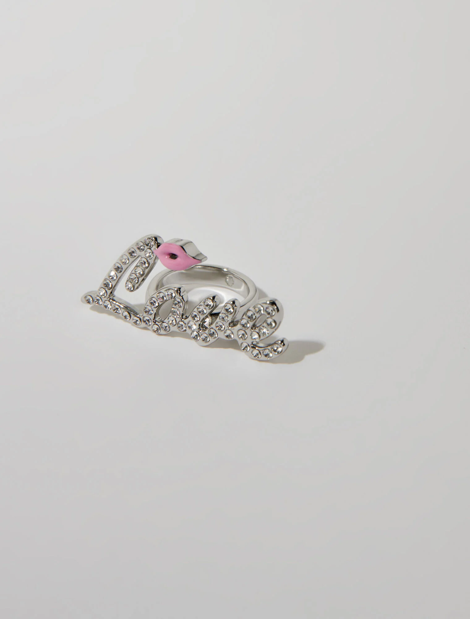 Rhinestone Love ring