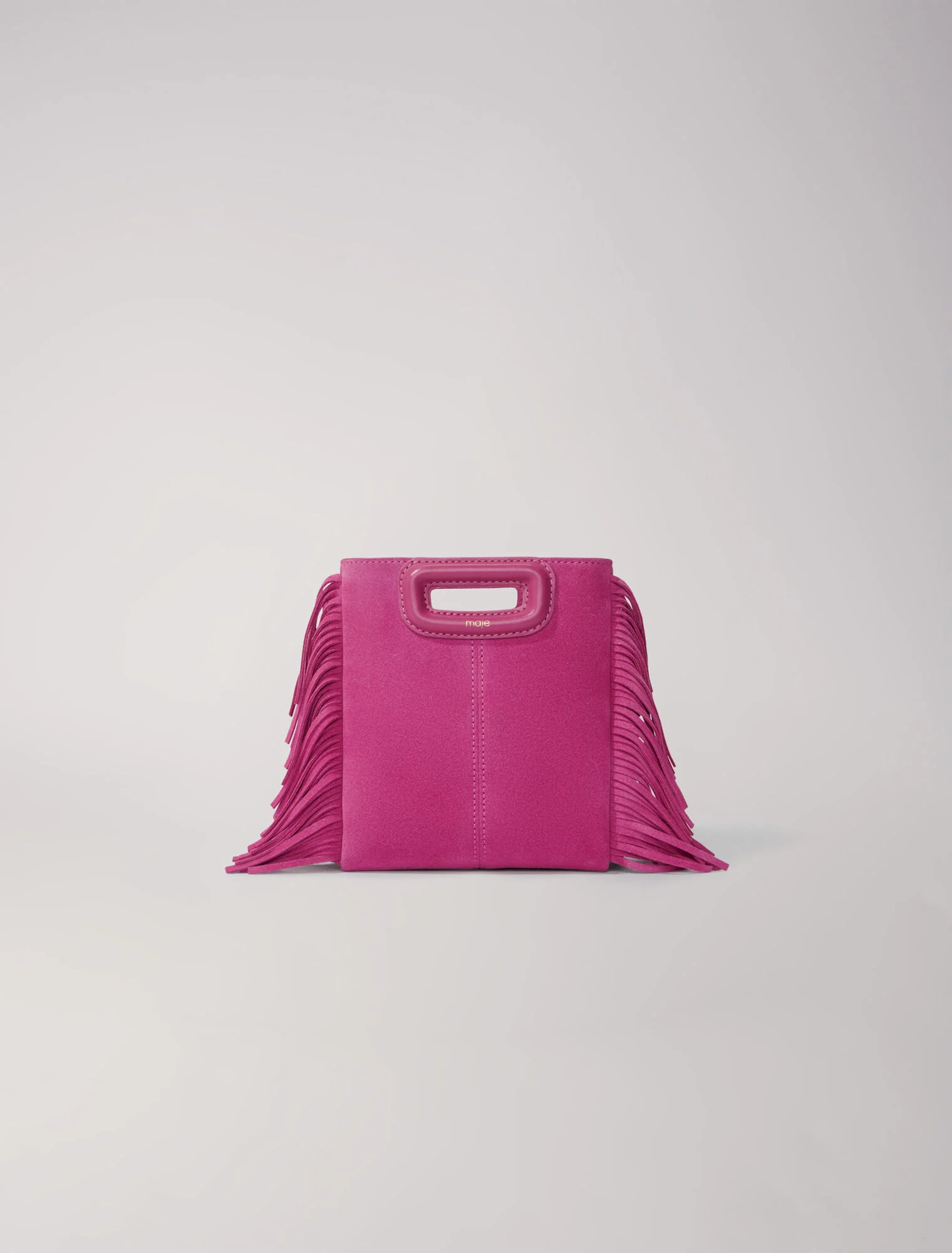 M mini bag in suede leather