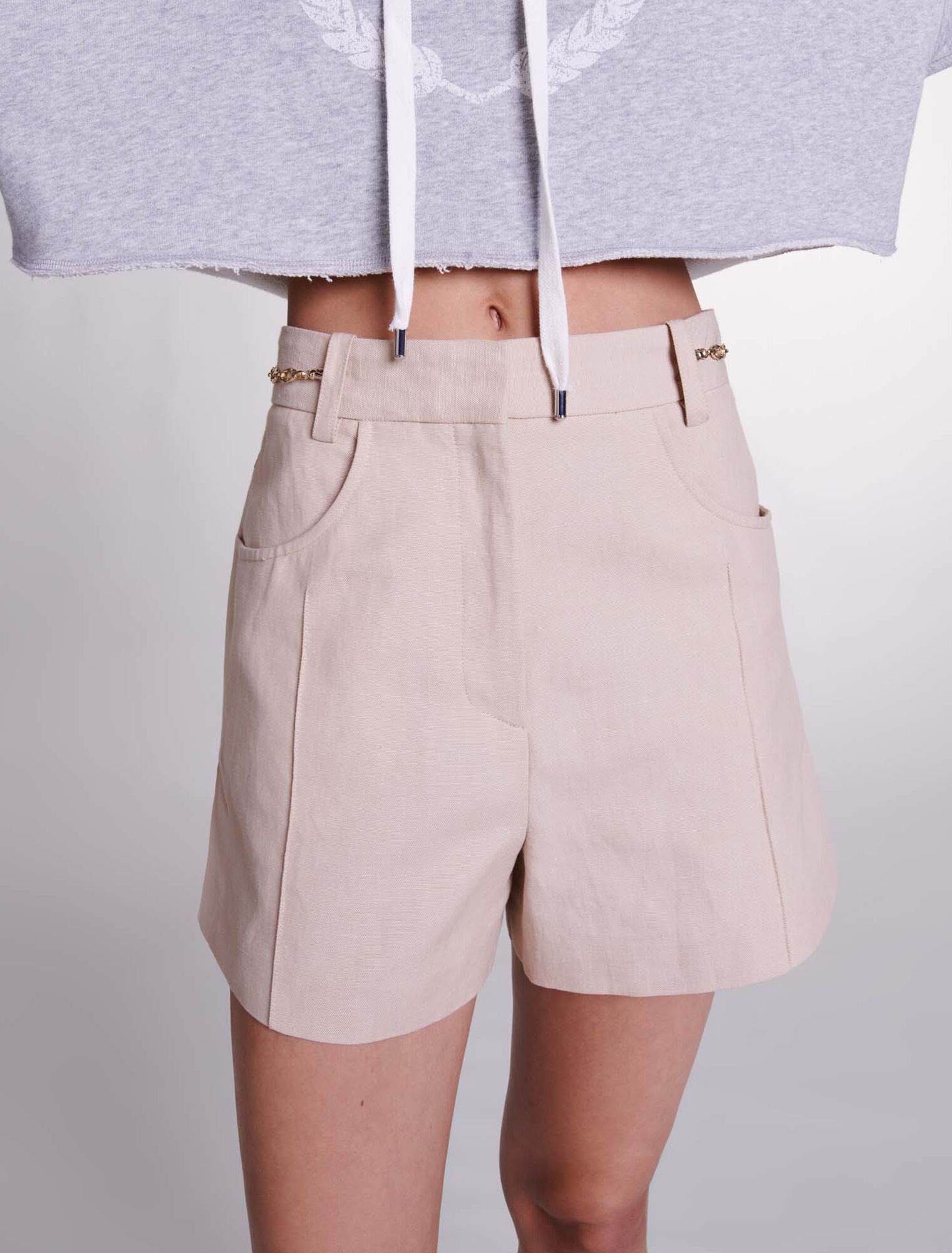 Linen shorts