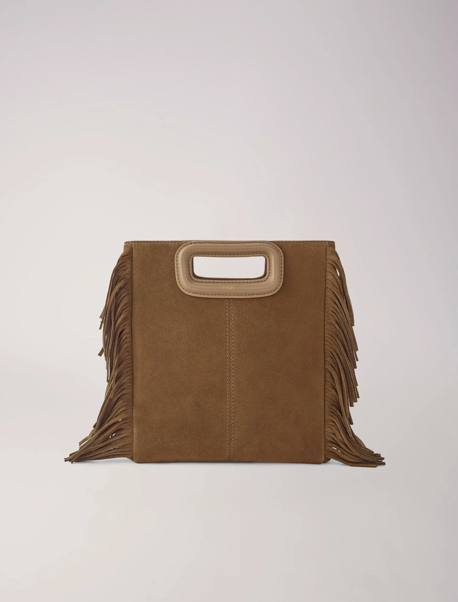 M bag in suede leather