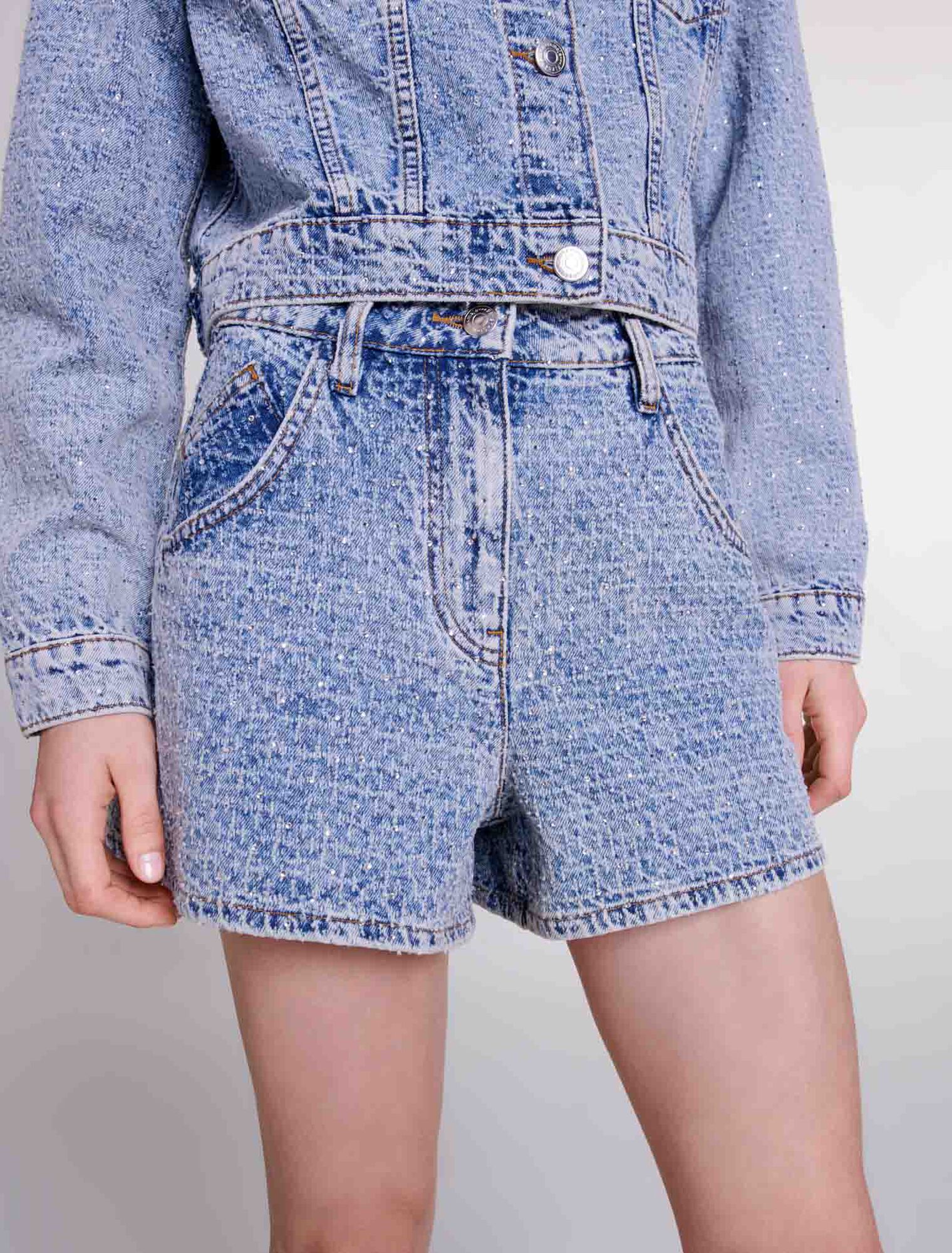 Denim shorts