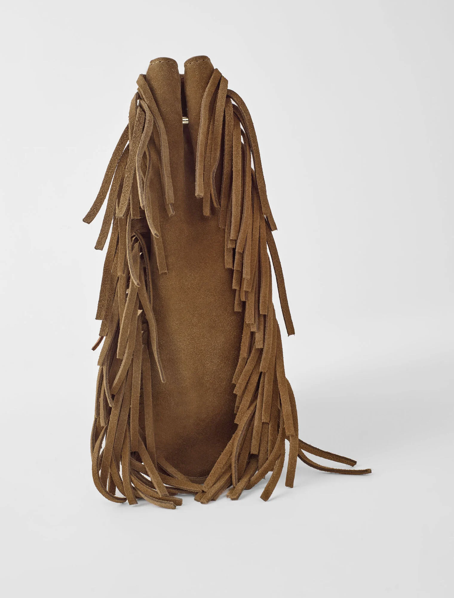 M bag in suede leather