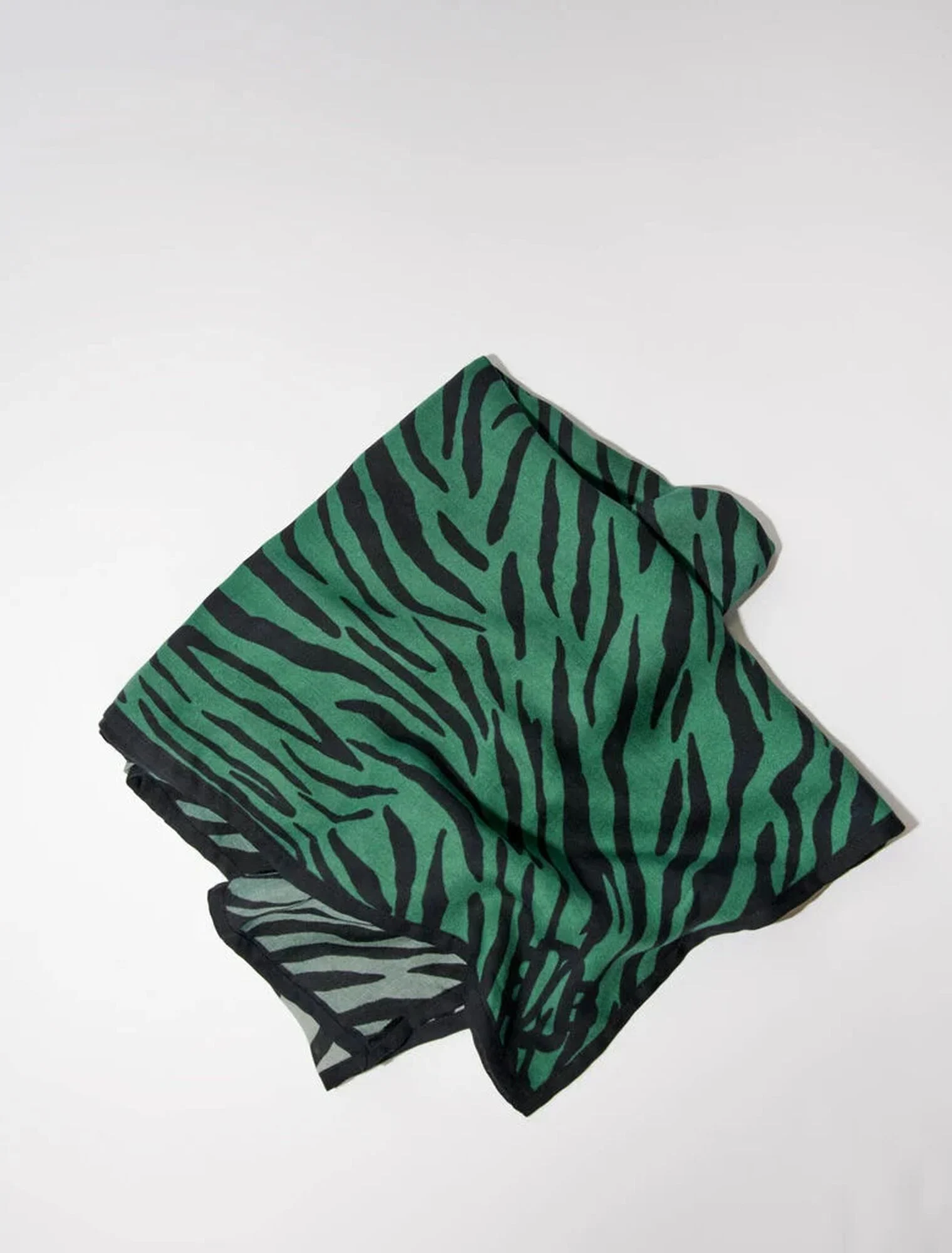 Zebra print scarf