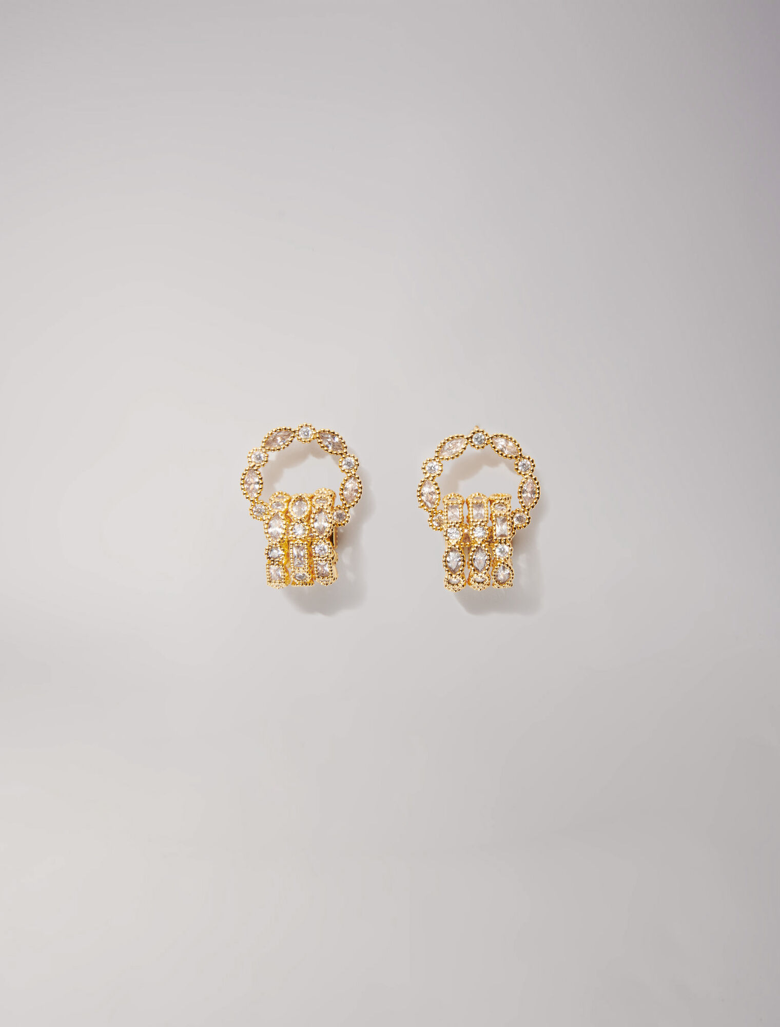Gold earrings