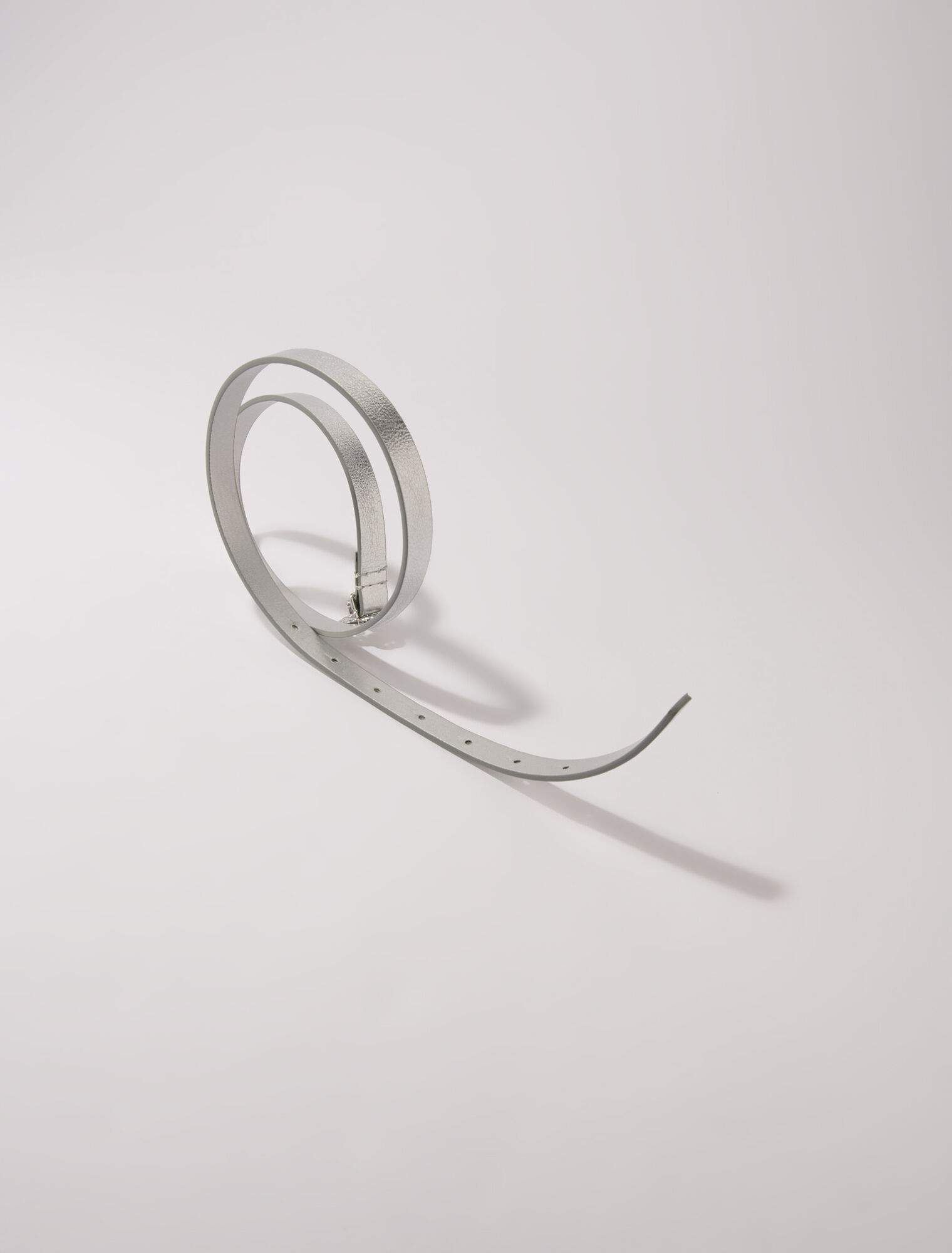 Slim belt with Clover buckle