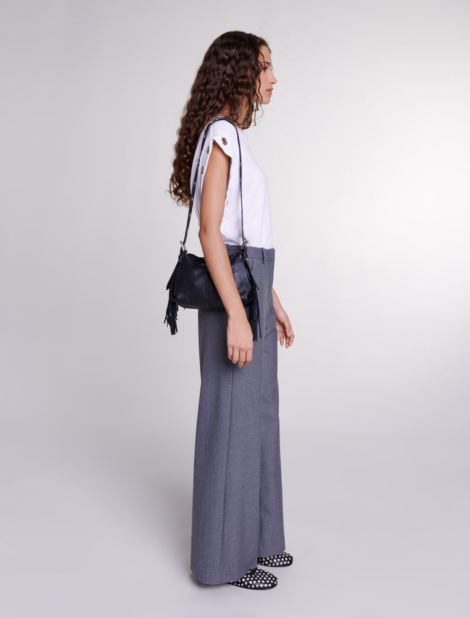 Wide-leg trousers