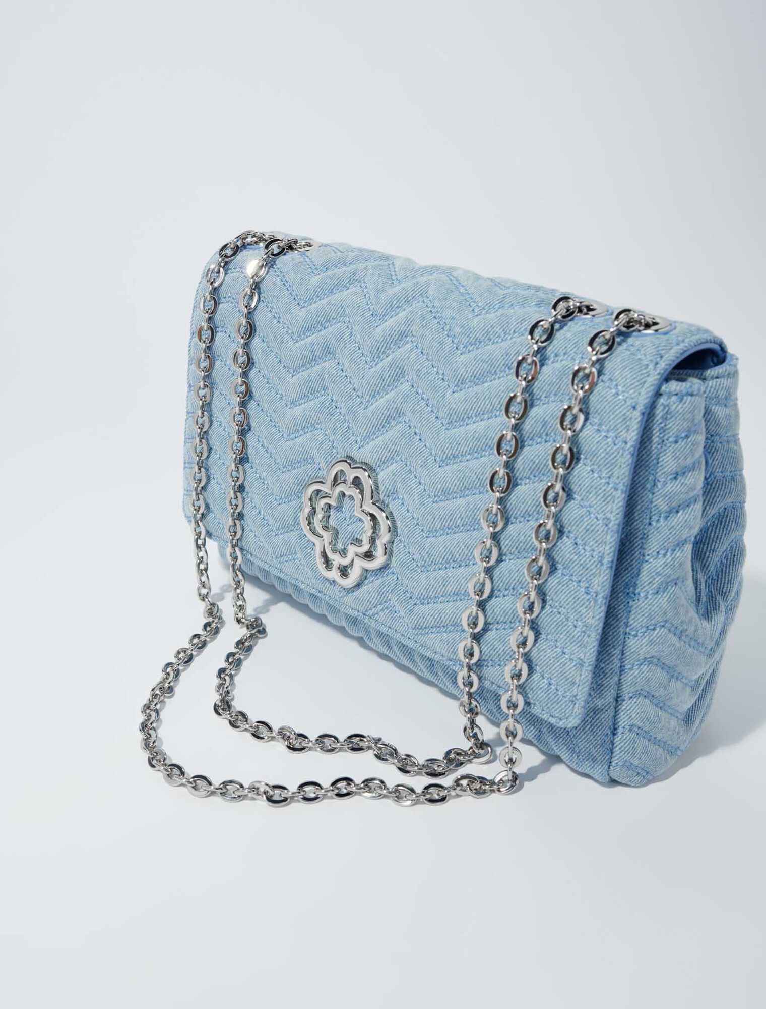 Cloverbloom denim bag