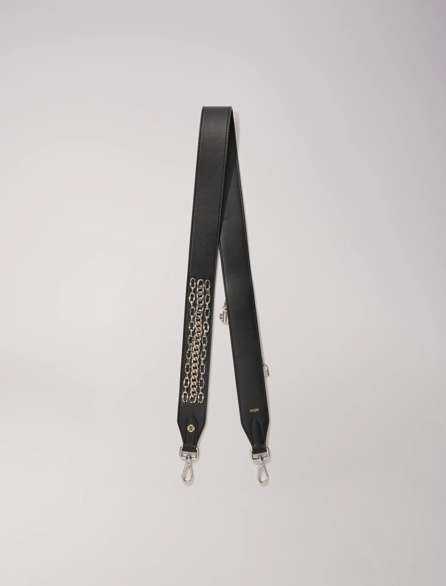 Leather shoulder strap