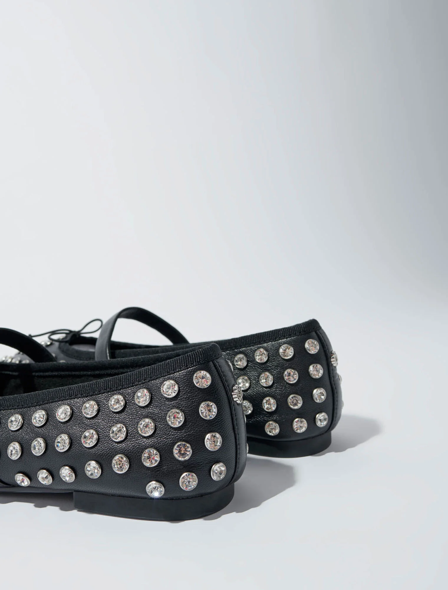 Rhinestone ballerinas