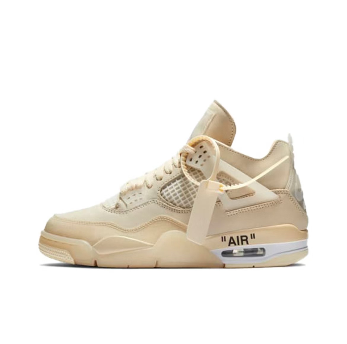OFFWHITE x Air Jordan 4 "Sail" LuckyShoes