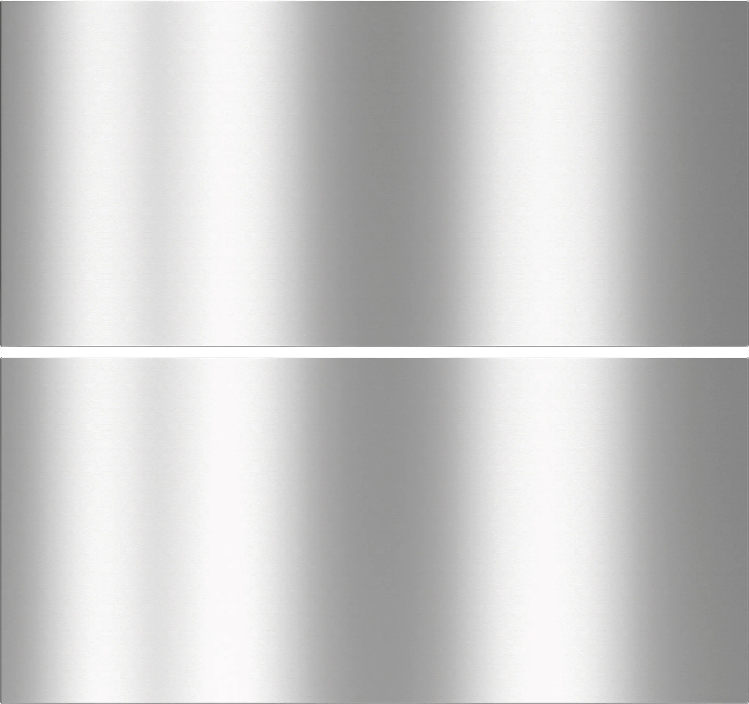 Freezer section stainless-steel front