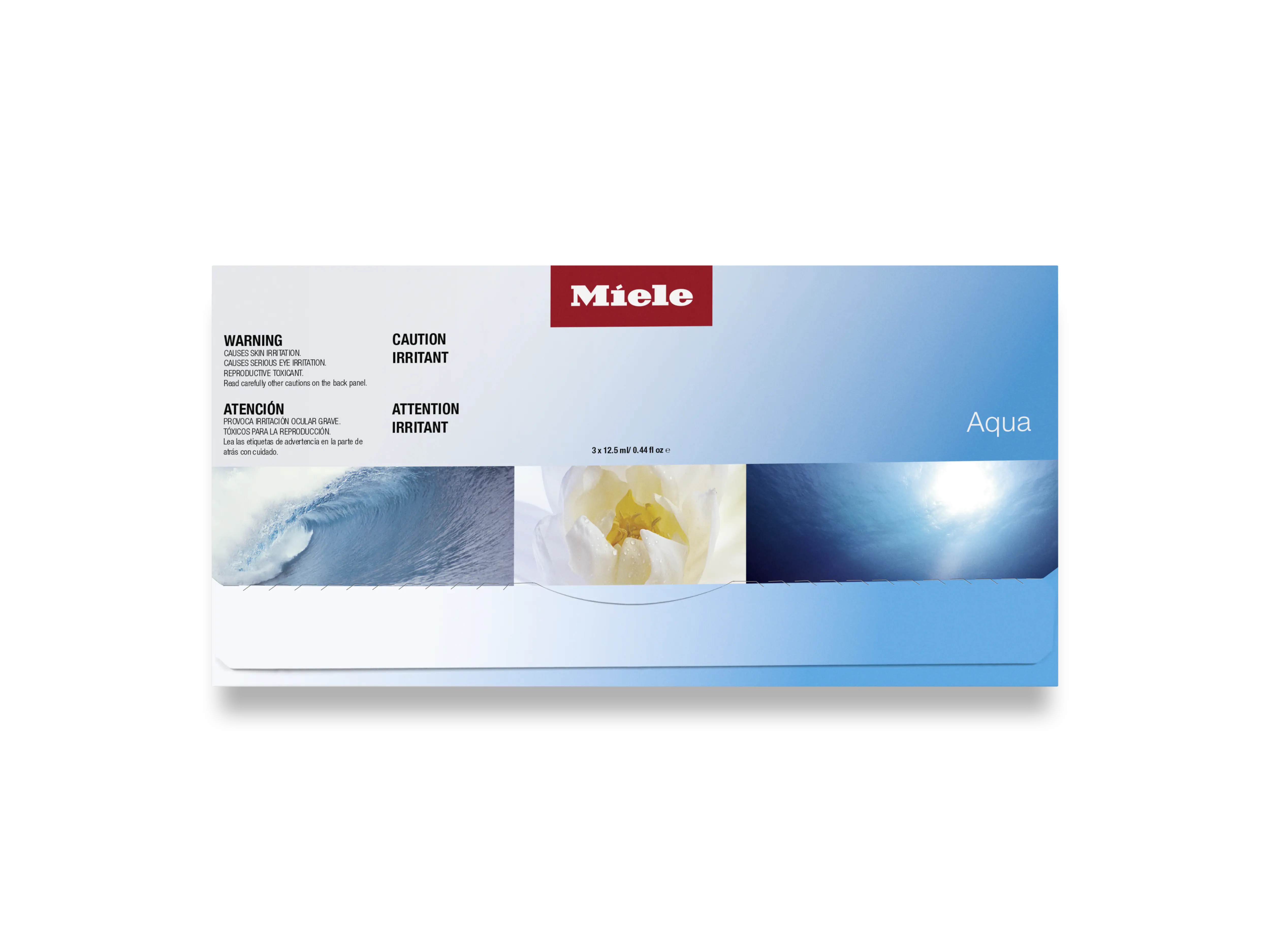 Set of 3 x Aqua fragrance flacon