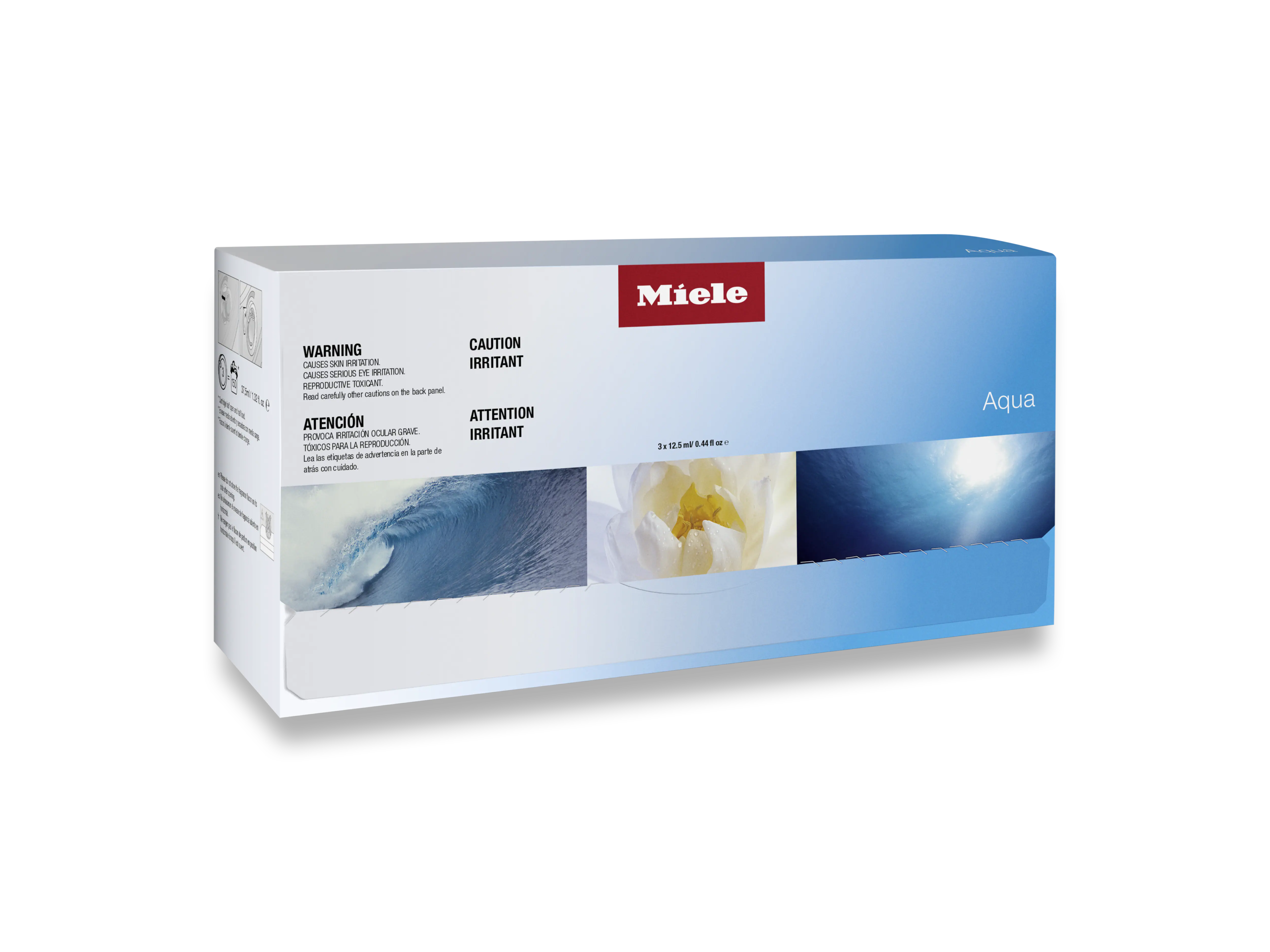 Set of 3 x Aqua fragrance flacon