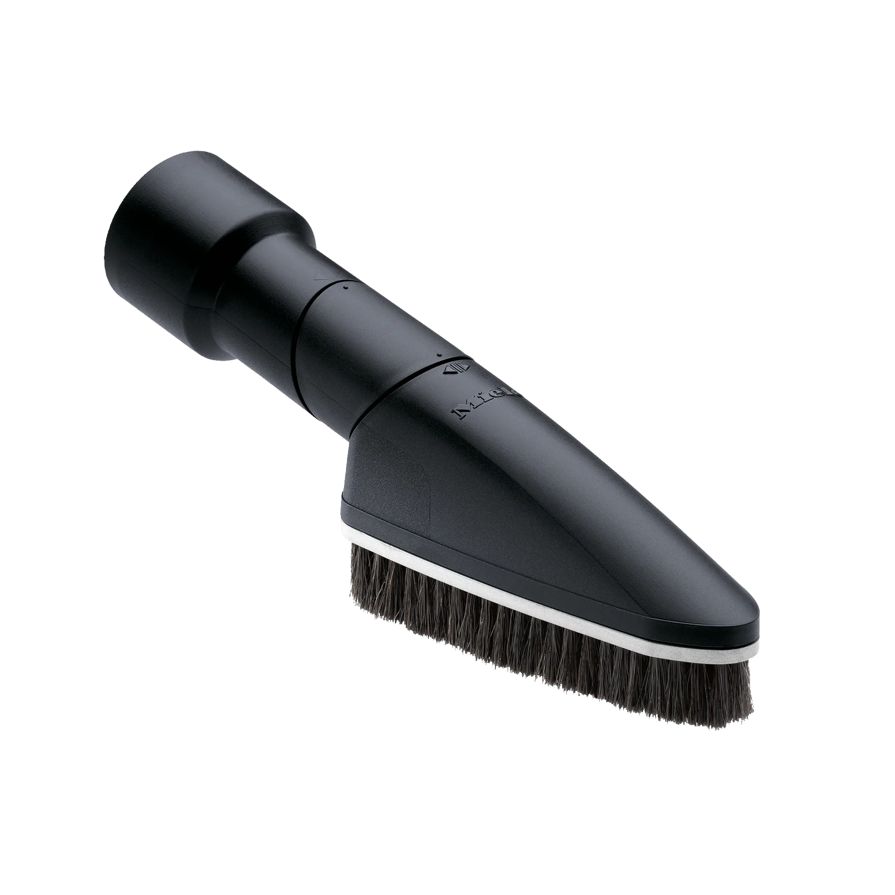 Flexibly adjustable universal brush with natural bristles