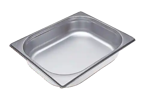 Unperforated steam oven pan