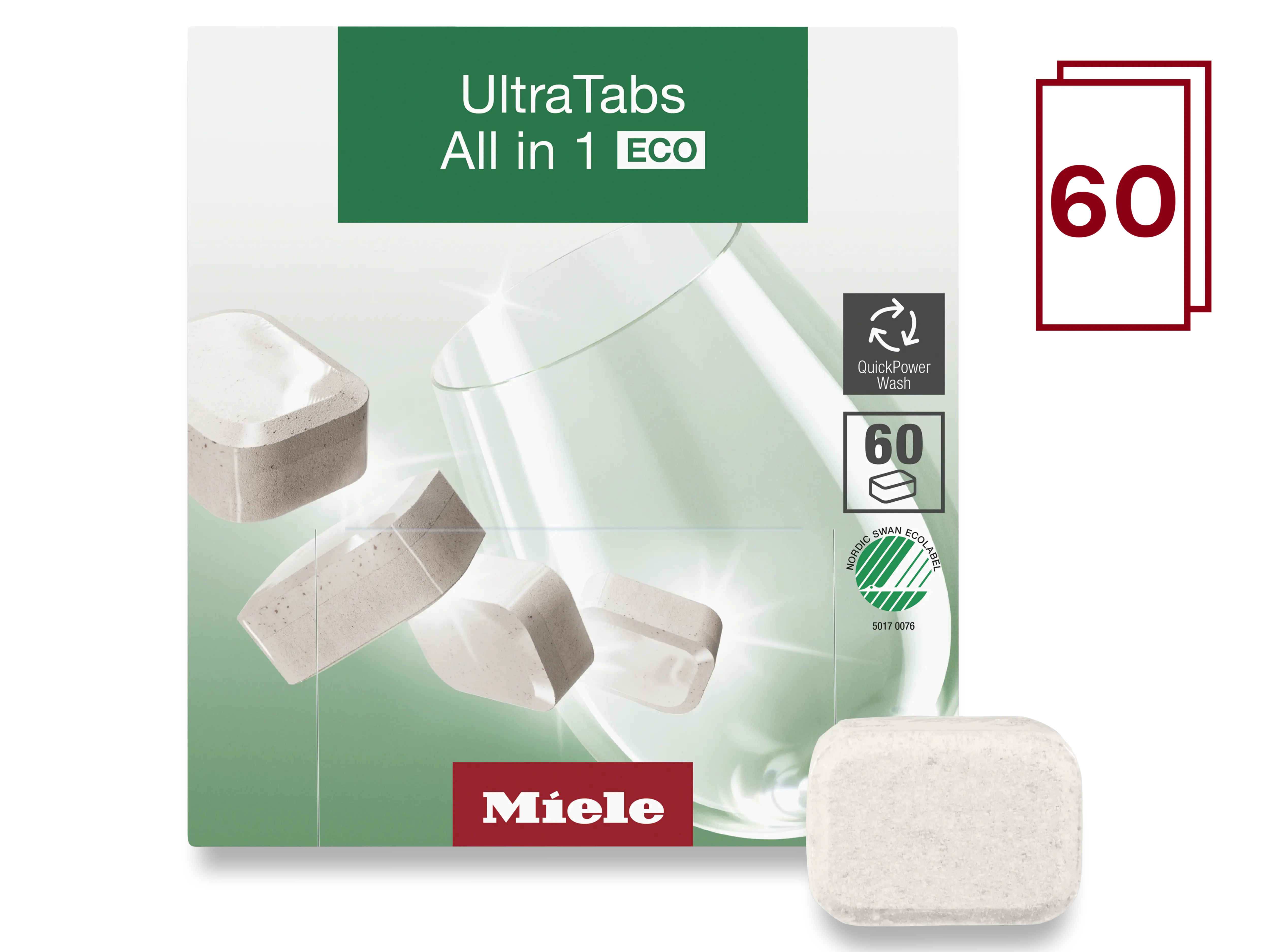 UltraTabs All in 1 ECO, 60 tabs
