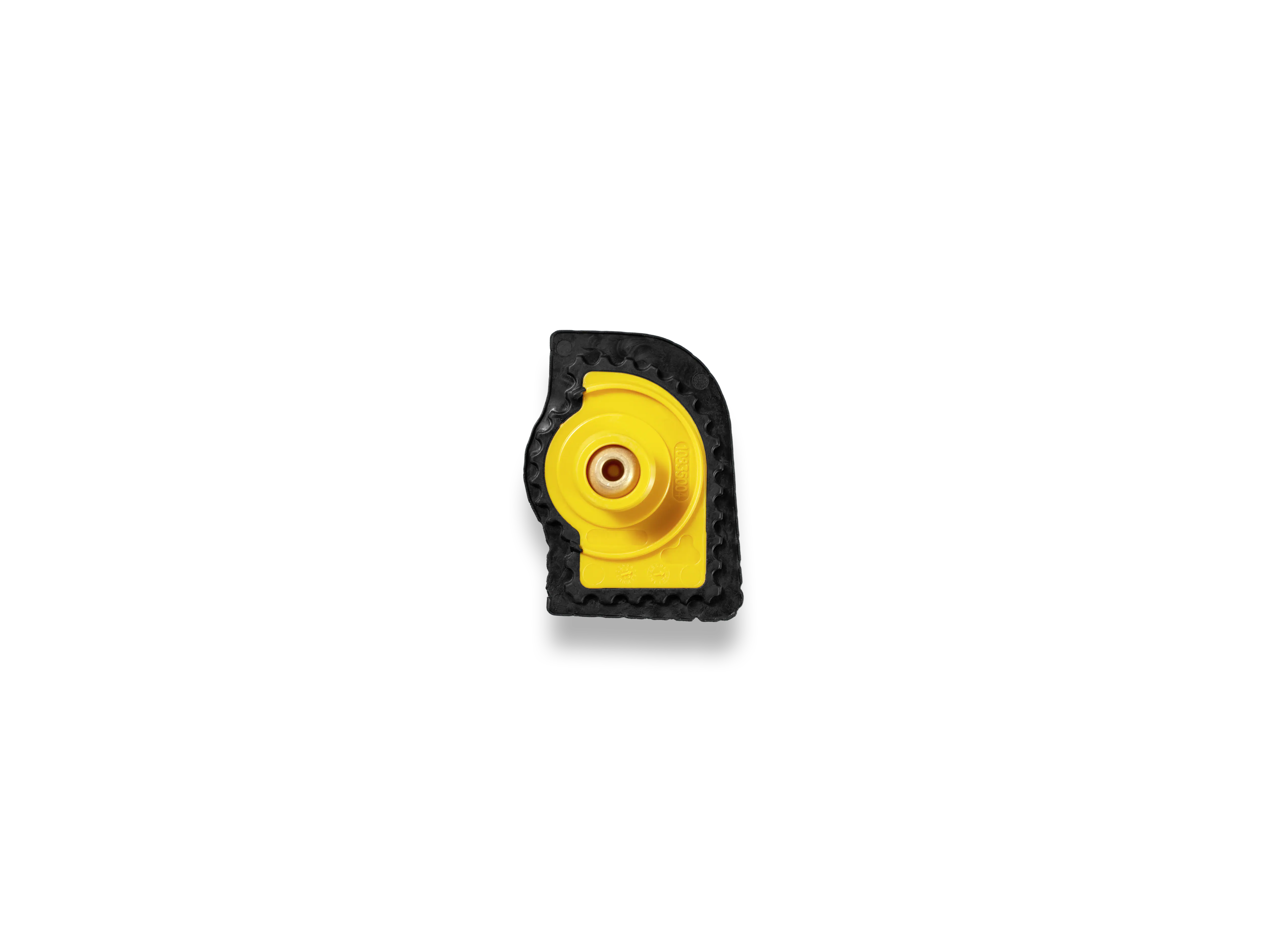 Roller brush handle assembly