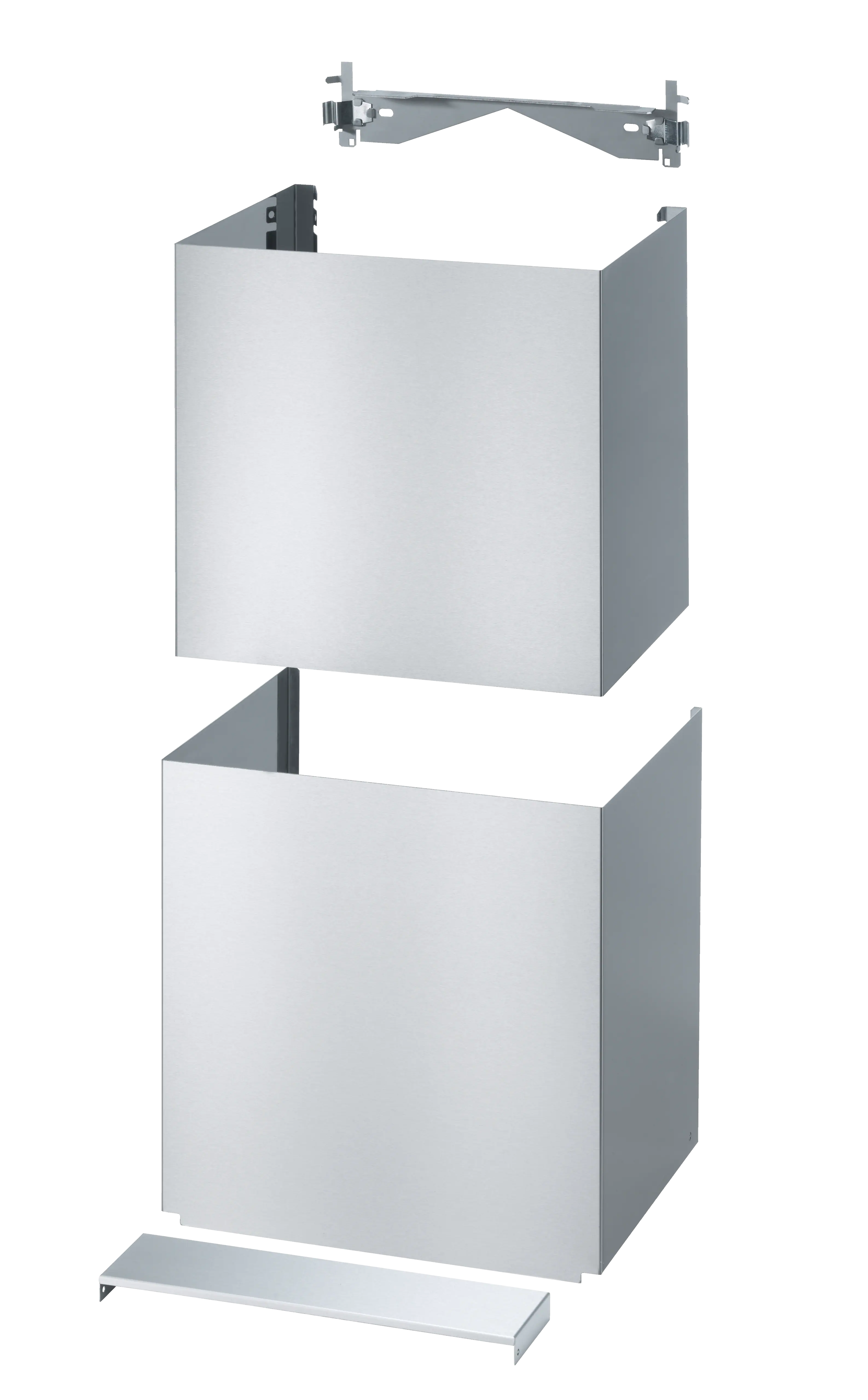 Stainless-steel chimney section