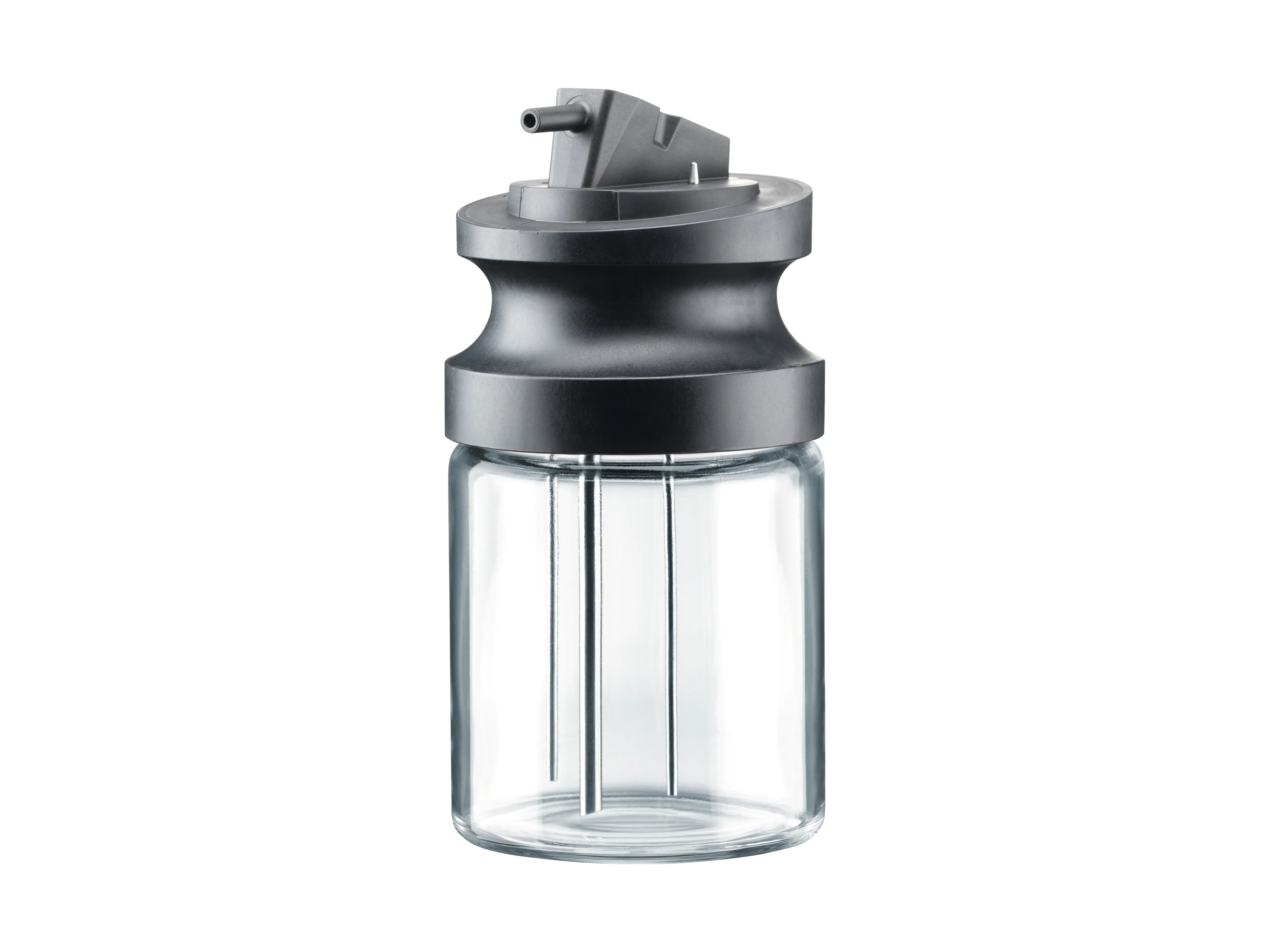 Milk container made of glass