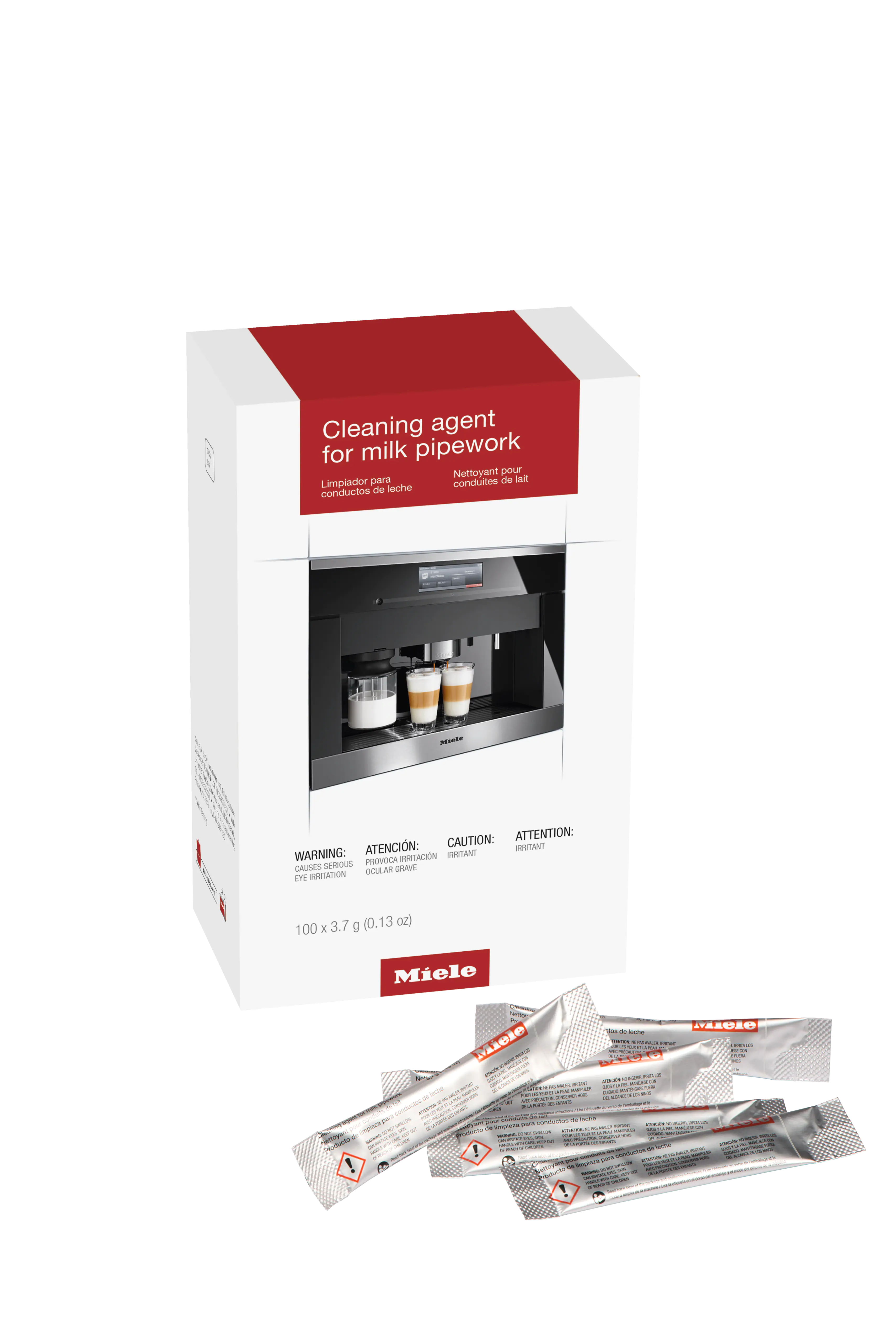 Milk pipework cleaner, 100 sachets