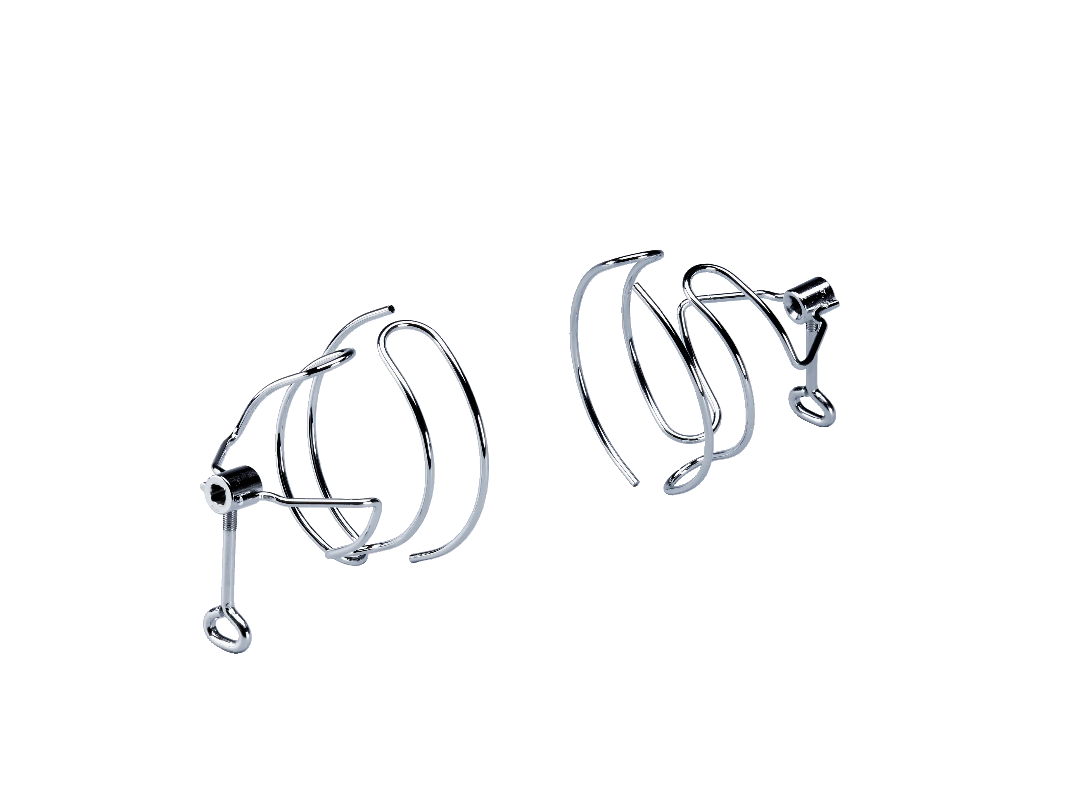 Skewer clamps for grilling