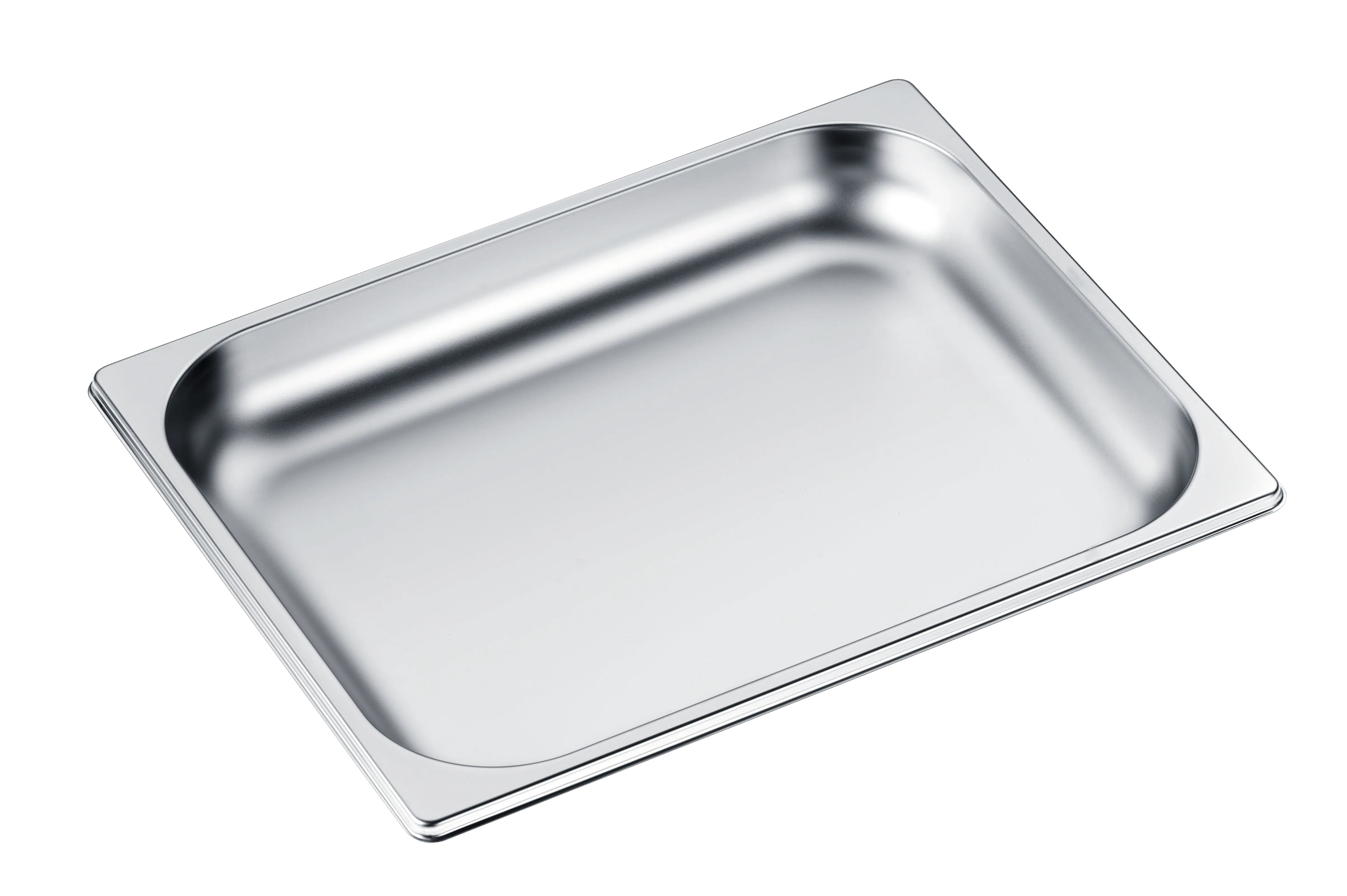 Unperforated steam oven pan