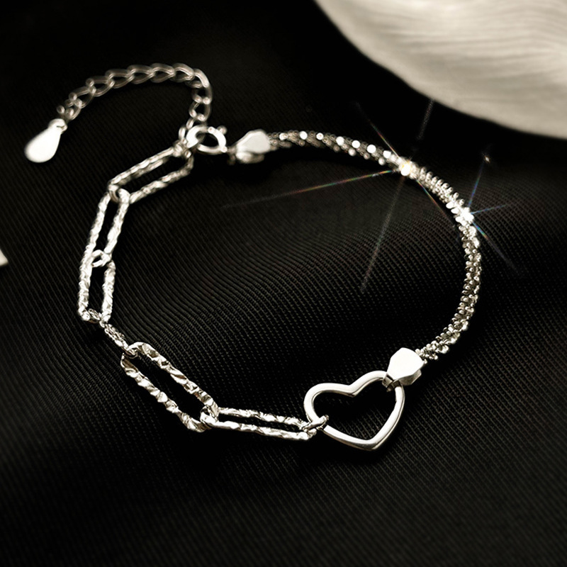 Love Gypsophila Bracelet Women's 925 Sterling Silver Bracelet