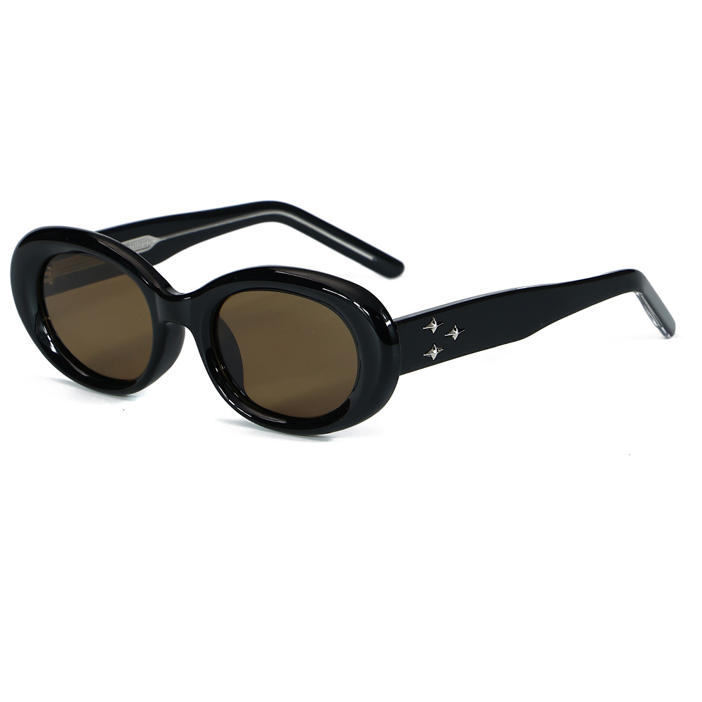 58247 Fashion small frame sunglasses for women fashion retro anti-ultraviolet sunglasses ins high-end