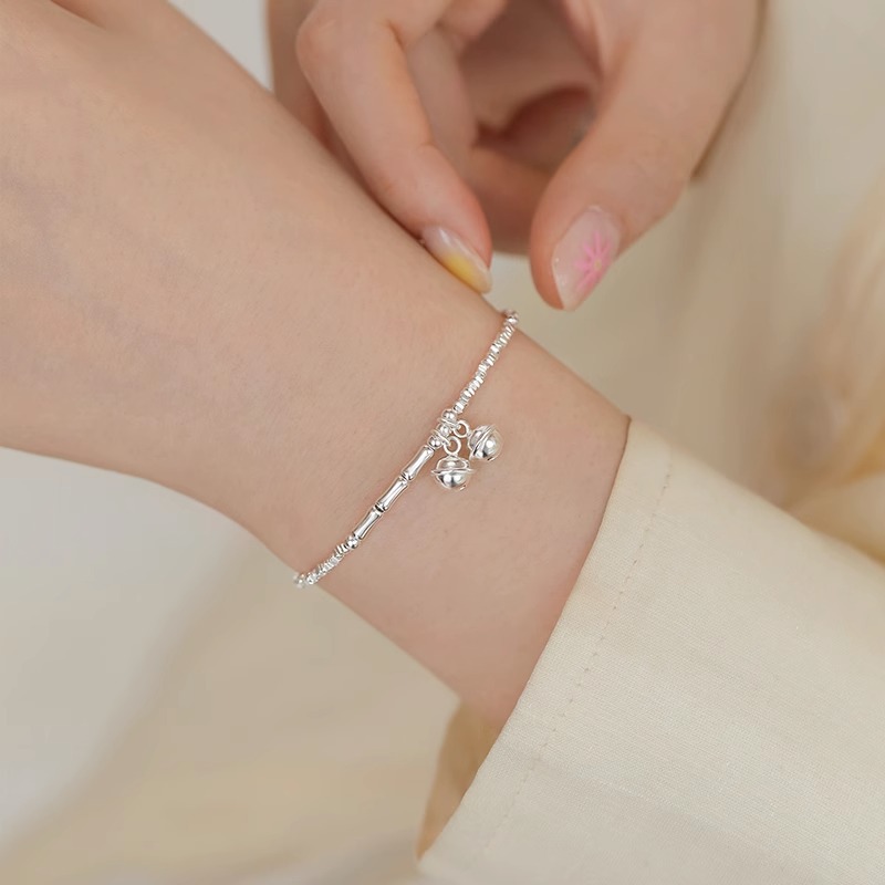 Bracelet women's broken silver bracelet light luxury high-end jewelry