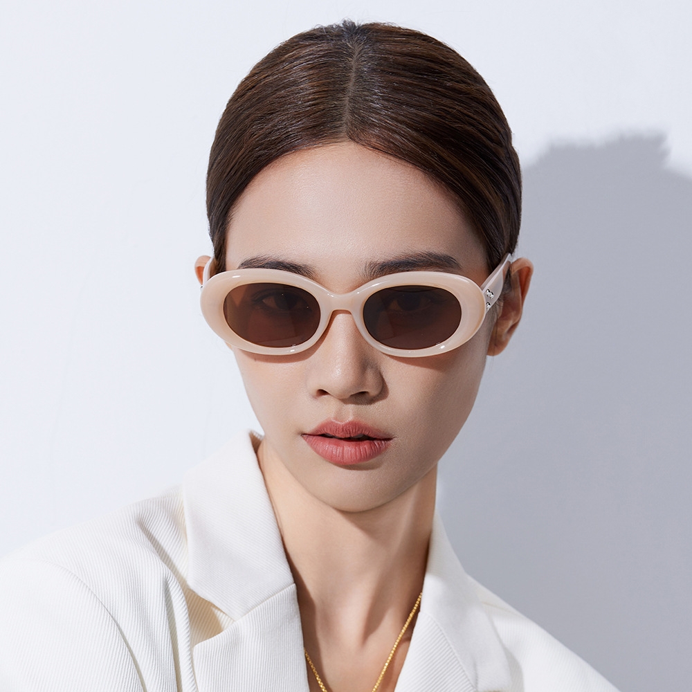 58247 Fashion small frame sunglasses for women fashion retro anti-ultraviolet sunglasses ins high-end