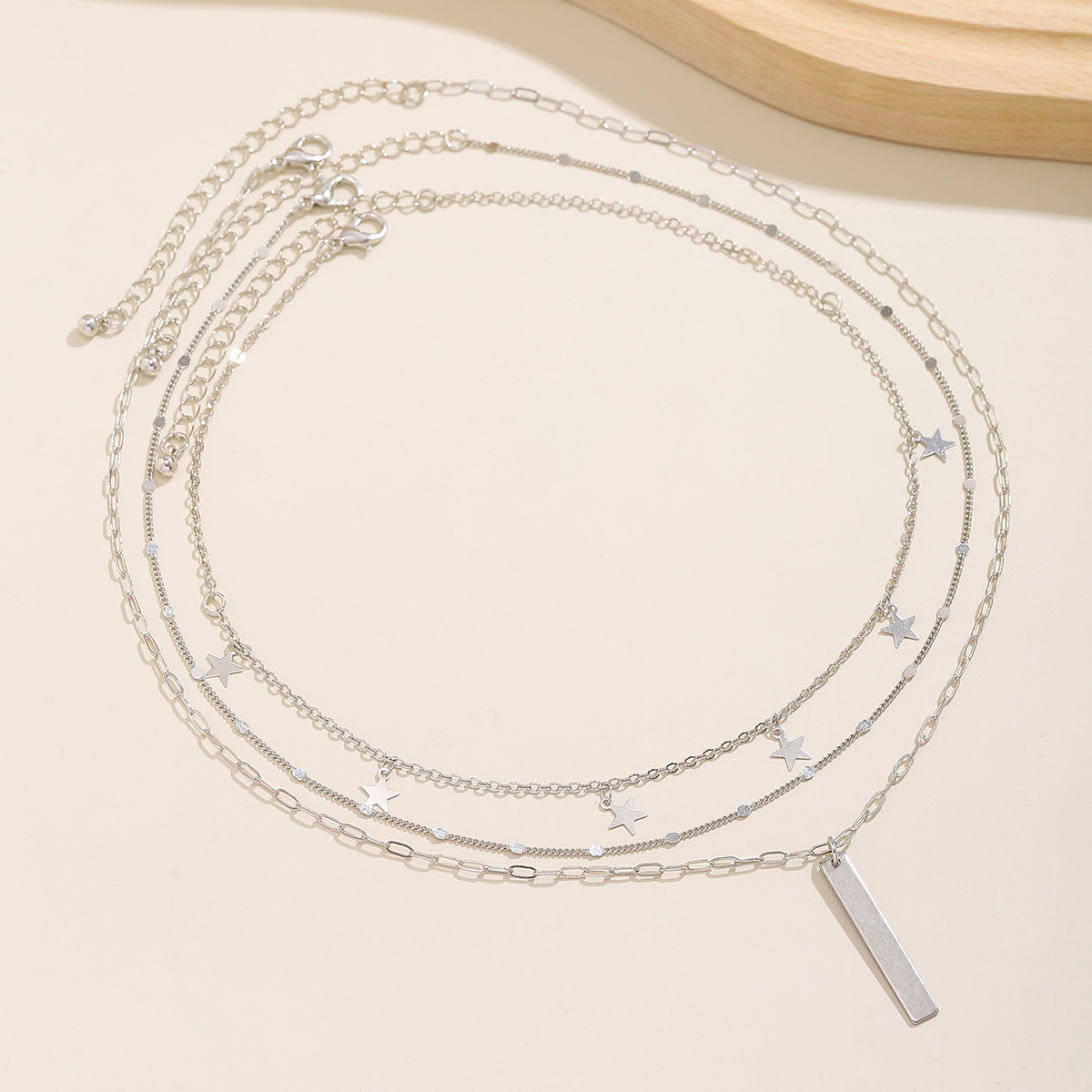 Pearl Necklace Women's Versatile Multi-Layer Suit Necklace