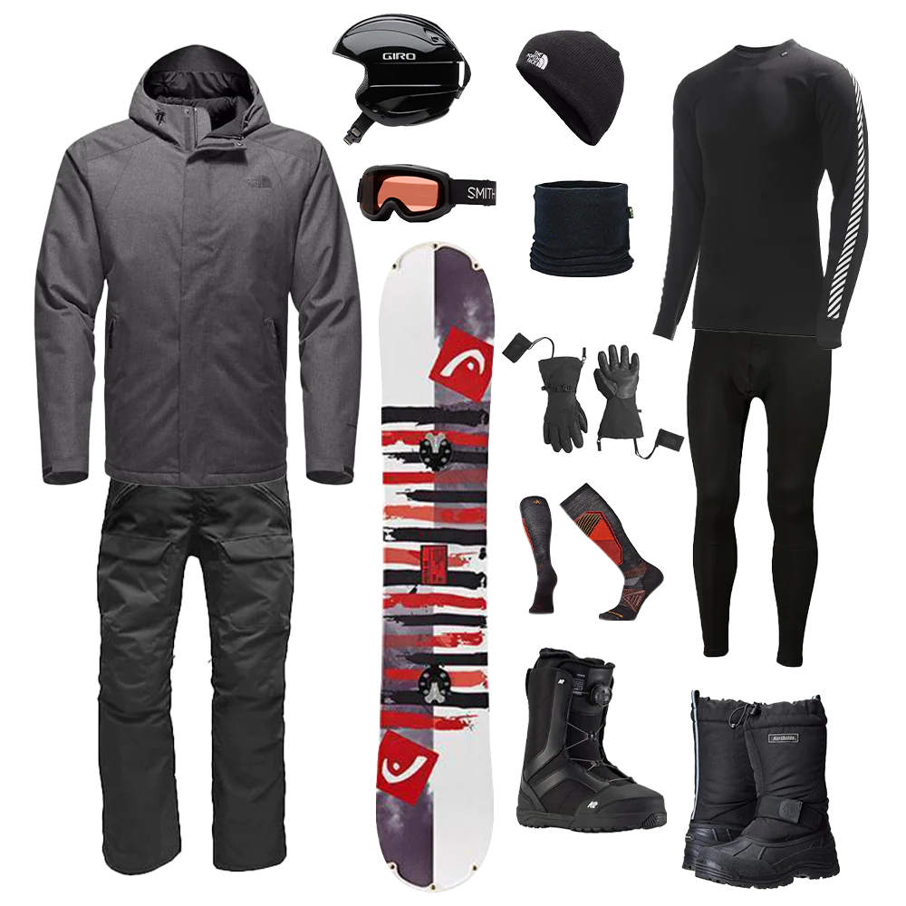 The North Face The Works Package w/ Bibs Men's Snowboard