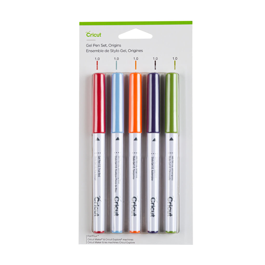 Gel Pen Set, Origins (5 ct)