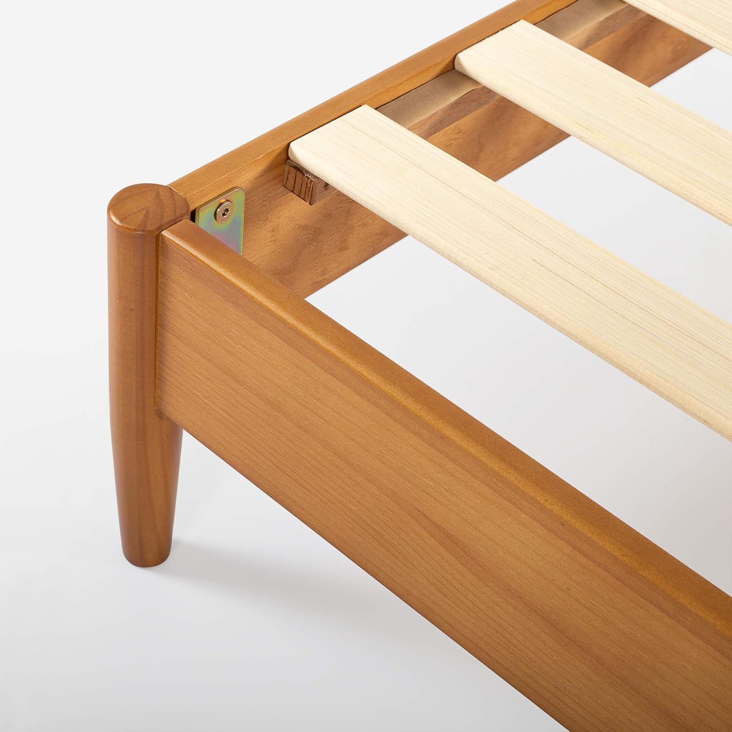 ZINUS Allen Mid Century Wood Platform Bed Frame, Solid Wood Foundation