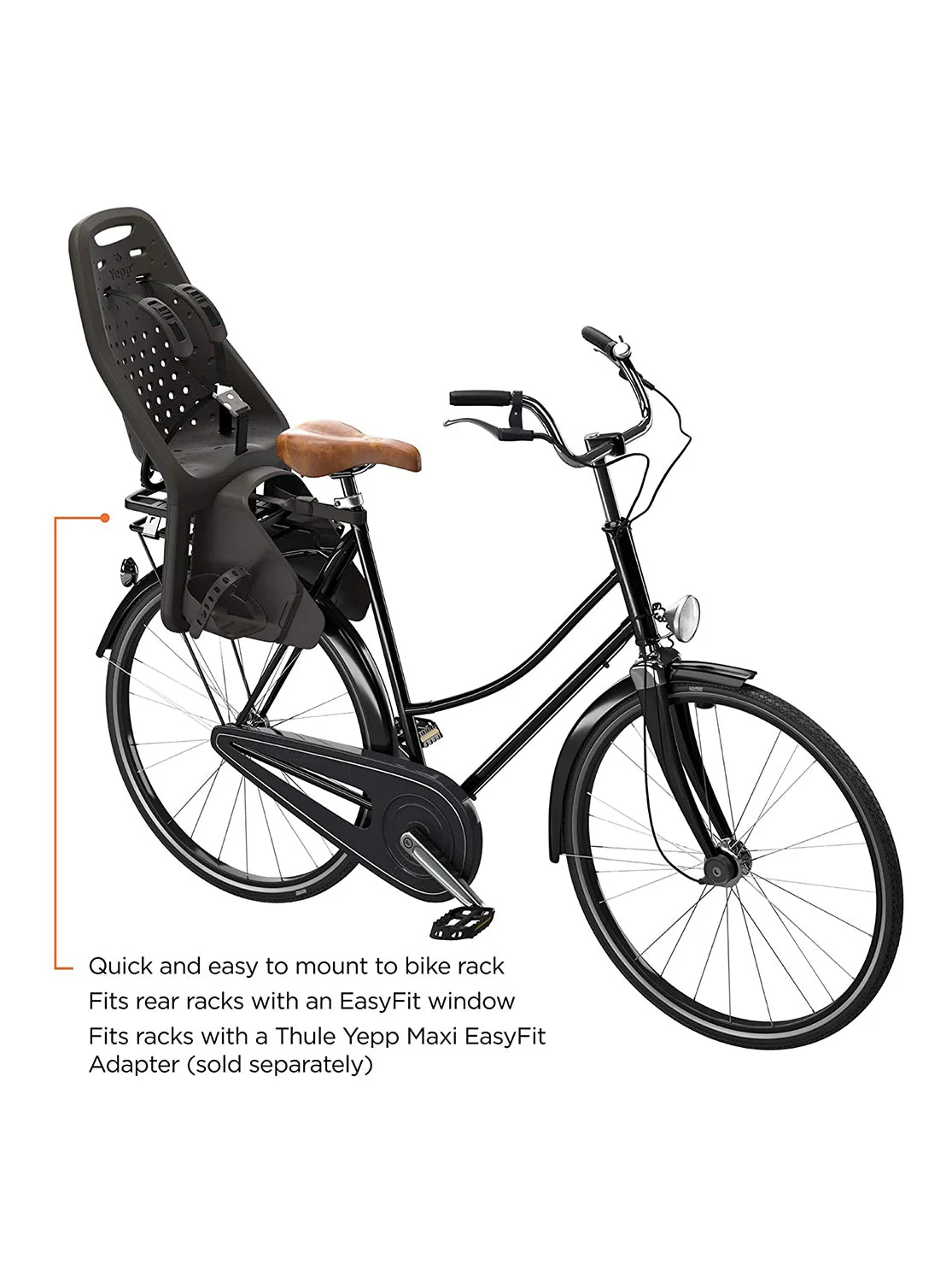 THULE Yepp Maxi Rack Mount Child Bike Seat