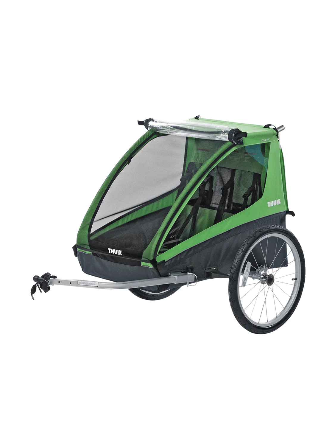 THULE Cadence Double Child Bicycle Trailer Green