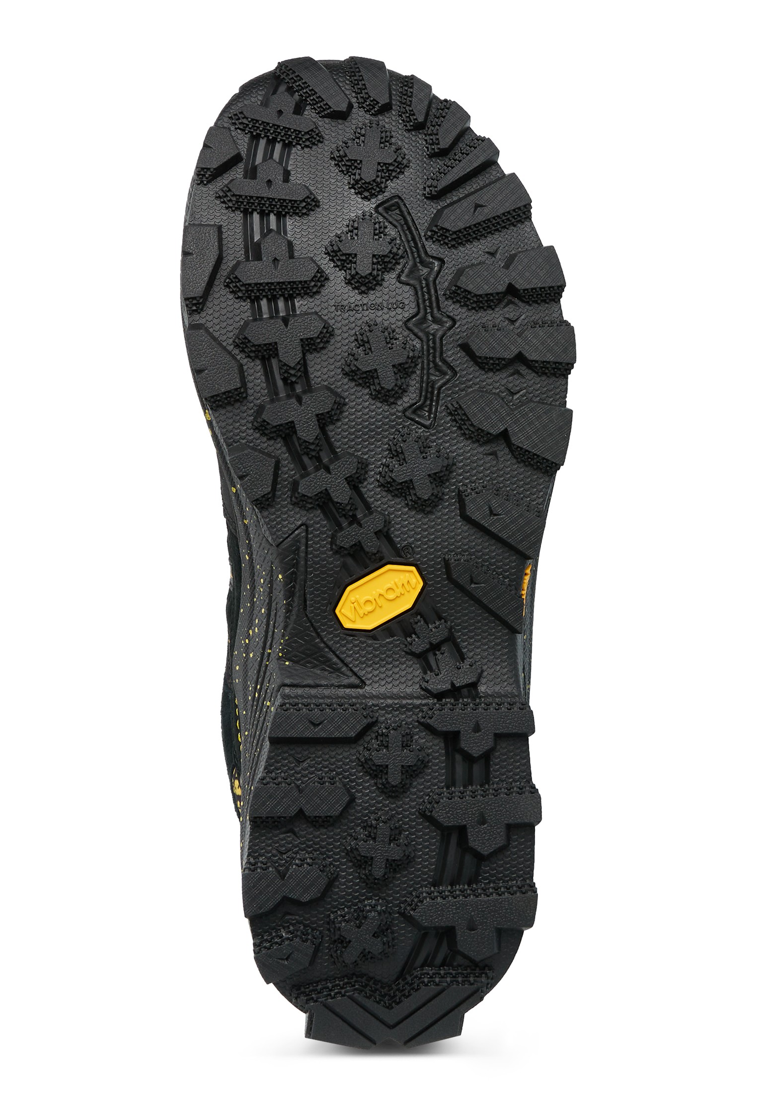 IWANO UNI - Suede and technical fabric sneakers - Anthracite-Orange