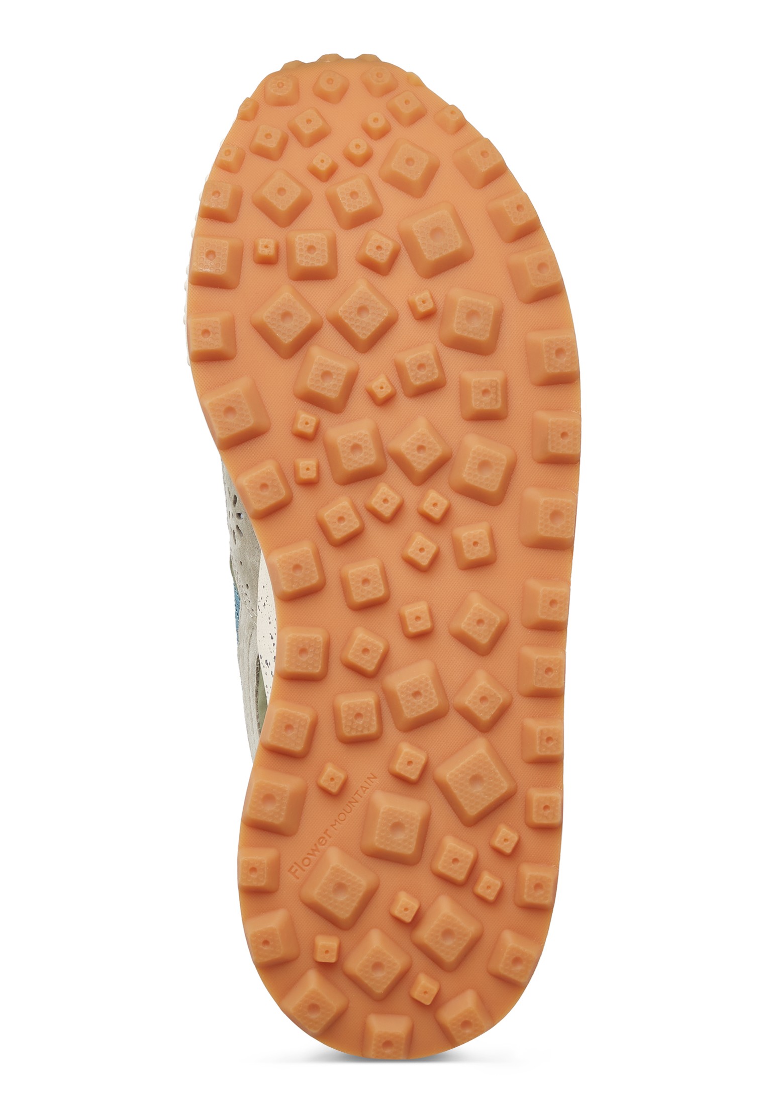 WASHI MAN - Suede and technical fabric sneakers - Military-Beige