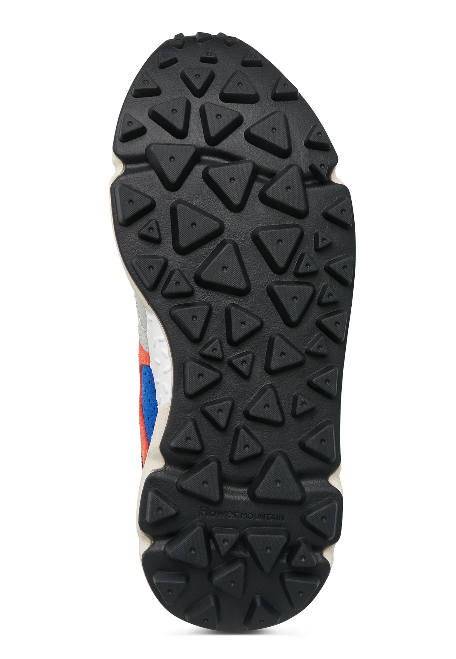 YAMANO 3 UNI BELLEROSE - Faux leather and technical fabric sneakers - Grey-Blue